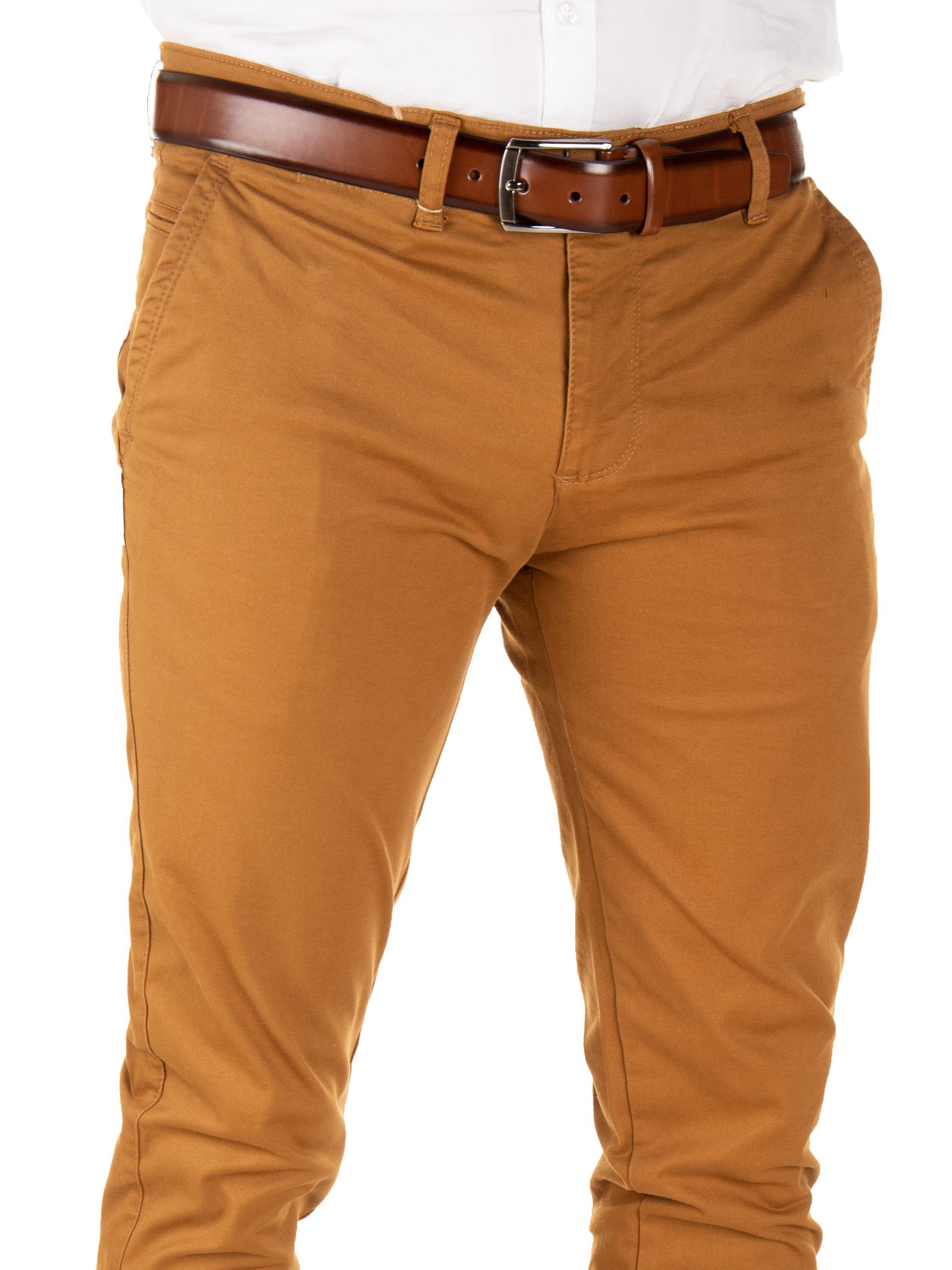 Yazubi Chinohose Modische Chino Hose Dustin von YAZUBI mit Gürtel bequeme Chinohose mit Gürtel