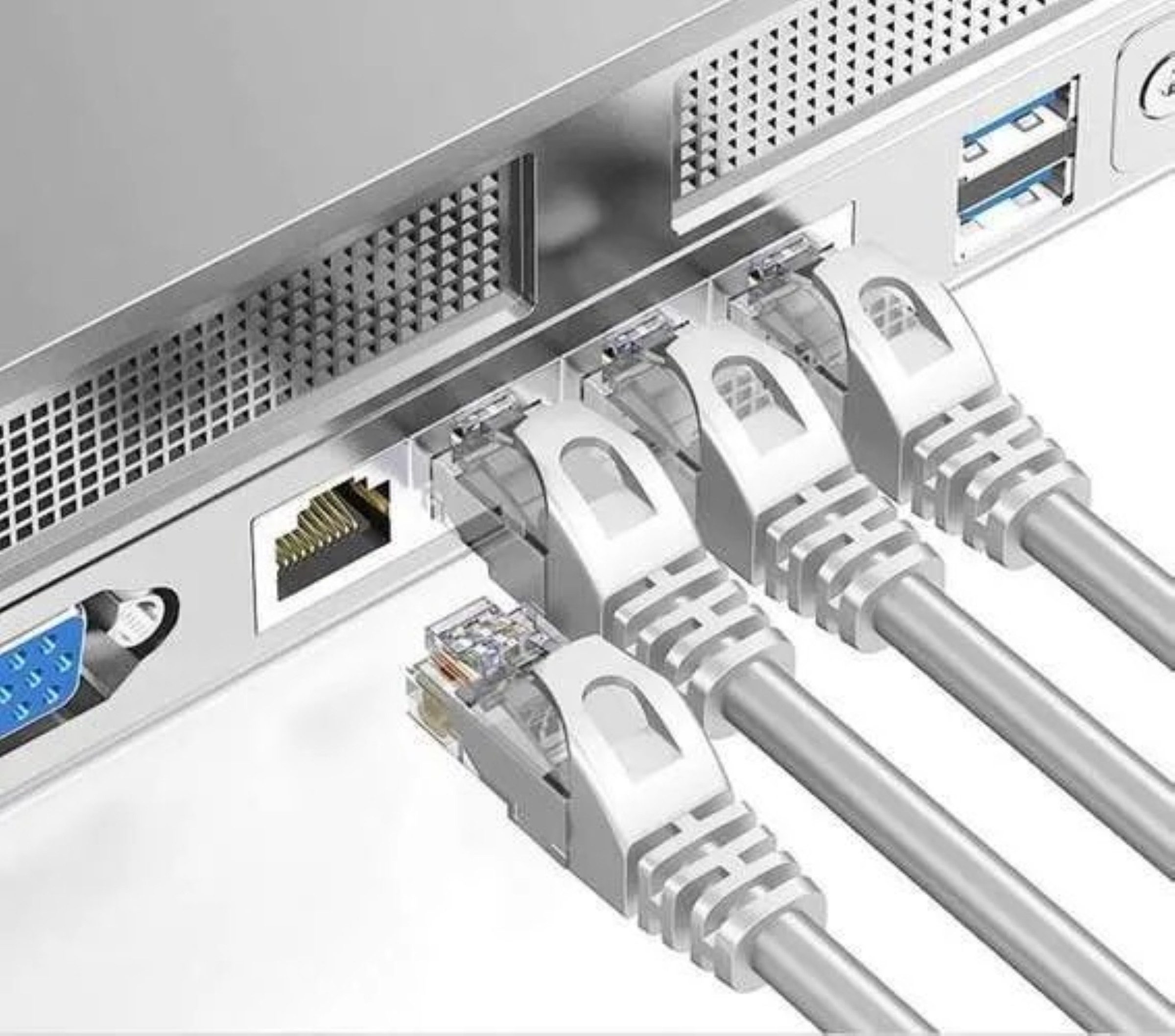IZOXIS LAN Kabel 30m RJ45 Ethernet Netzwerkkabel Internet Patchkabel Weiß LAN-Kabel, RJ45, RJ45 (3000 cm), 30m Patchkabel mit Knickschutz und stabiler Kupferleiter Struktur