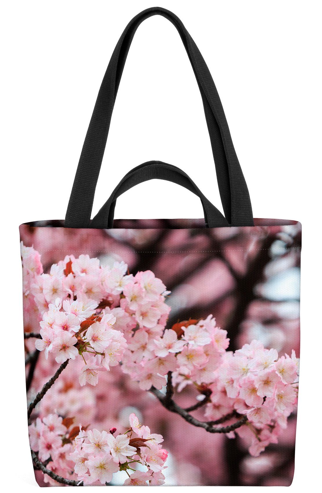 VOID Henkeltasche (1-tlg), Sakura Japan Cherry Blossem japan sakura schloss kirsche landschaft j