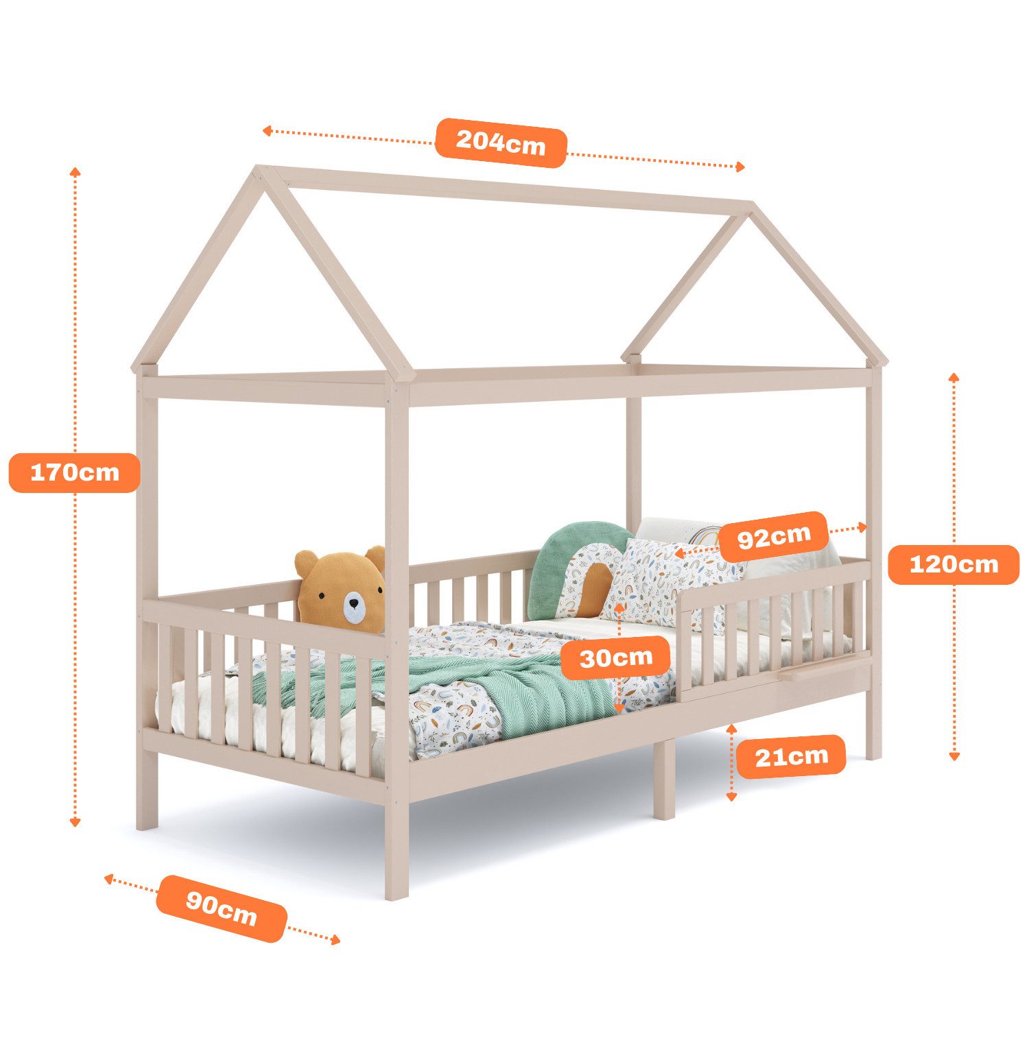 Alavya Home® Hausbett CLOUD aus 100% FSC®-zertifiziertem Buchenholz – Bests günstig online kaufen