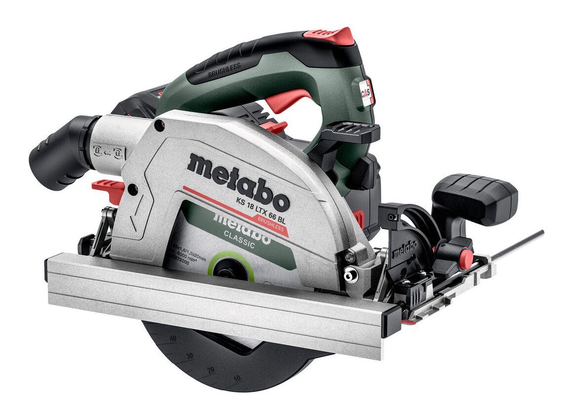 metabo Akku-Handkreissäge KS 18 LTX 66 BL, 2 x 8 Ah LiHD in MetaBox