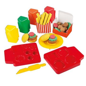 Beluga Knete Skwooshi Kinder Soft Knete Set Knetmasse Kinderknete Modelliermasse Spielknete Kindersoftknete (Set, 3-tlg., Big Roller, Back Set, Burger Set), Softknete