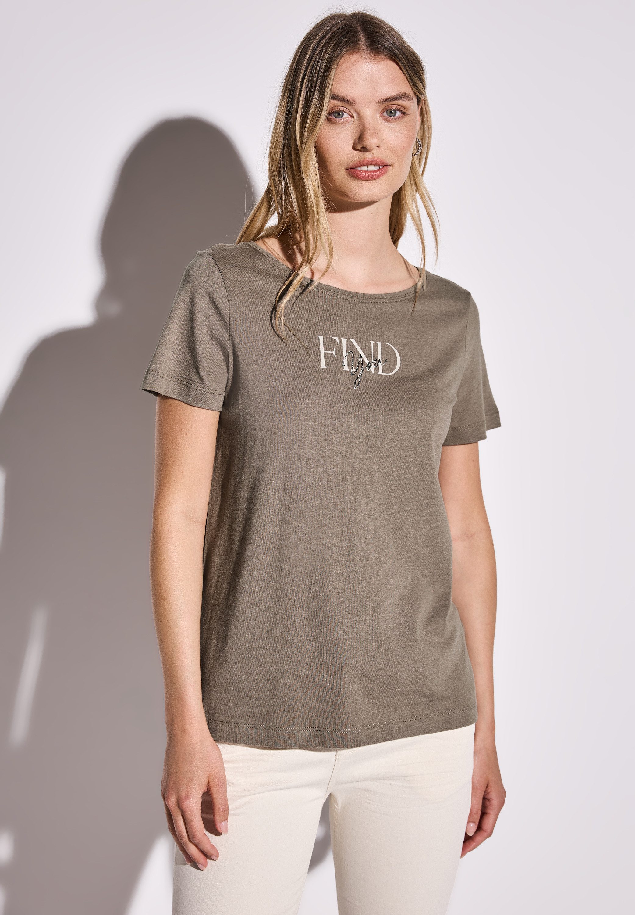 STREET ONE T-Shirt schimmernd günstig online kaufen