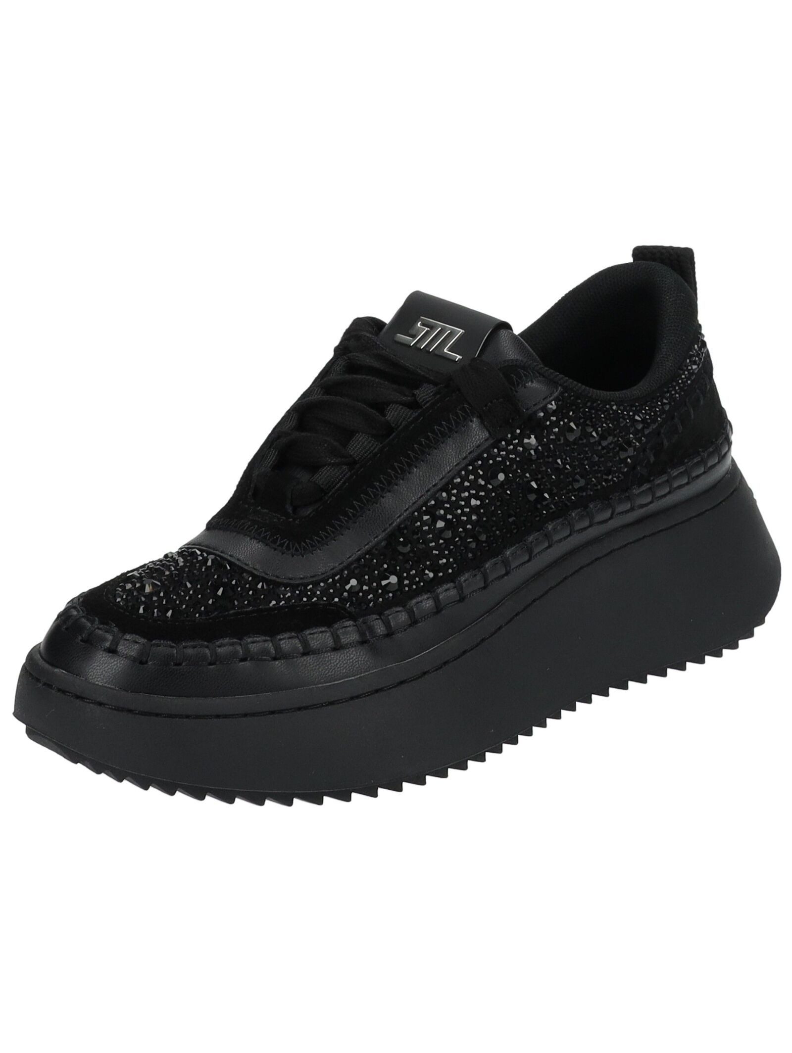 Sneaker Lederimitat/Textil Plateausneaker