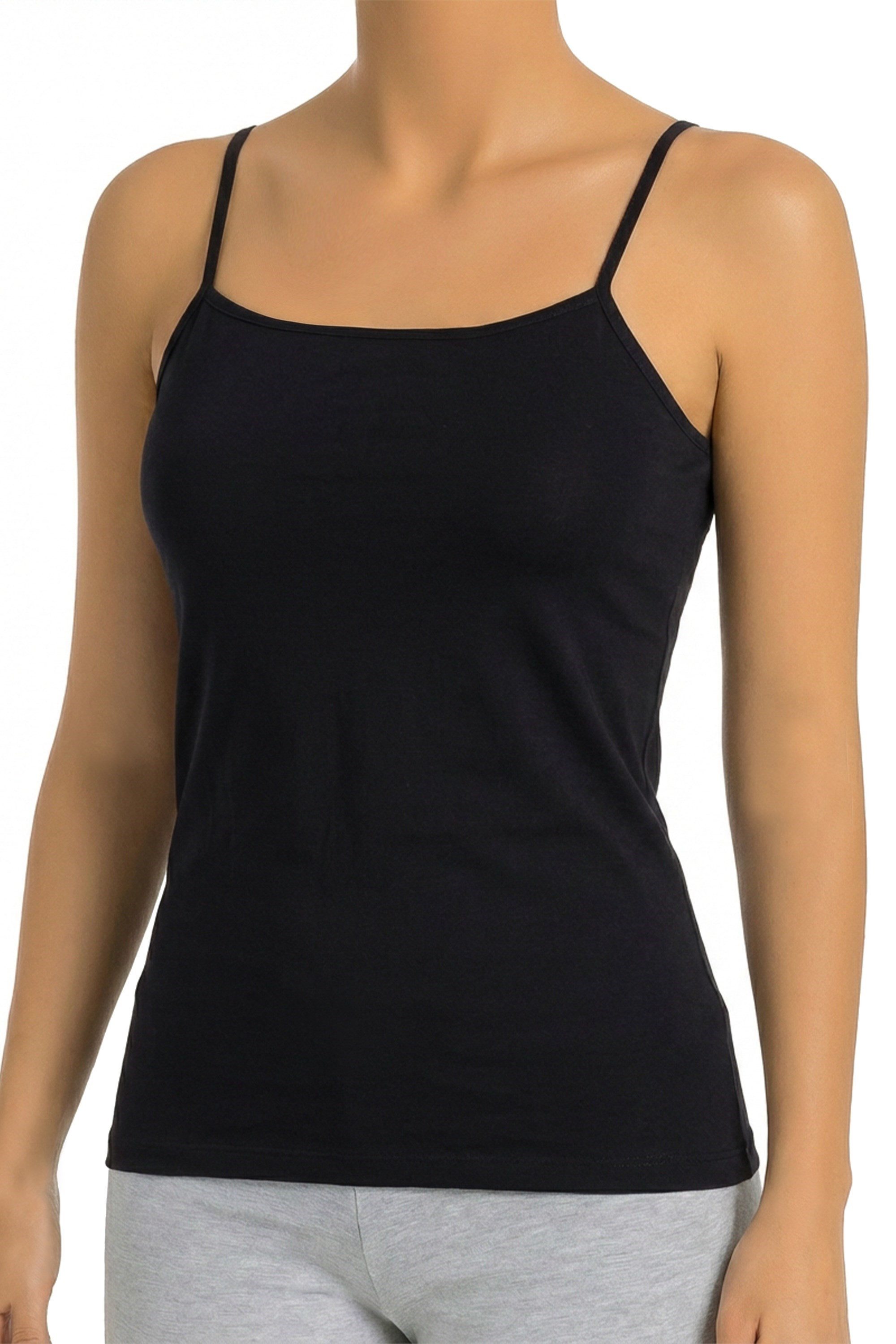 öts Tanktop Damen Baumwoll-Top, Komfort Fit