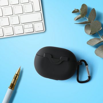 kwmobile Kopfhörer-Schutzhülle Hülle für Beats Studio Buds Kopfhörer Case, Silikon Cover mit Verschluss - Schutzhülle
