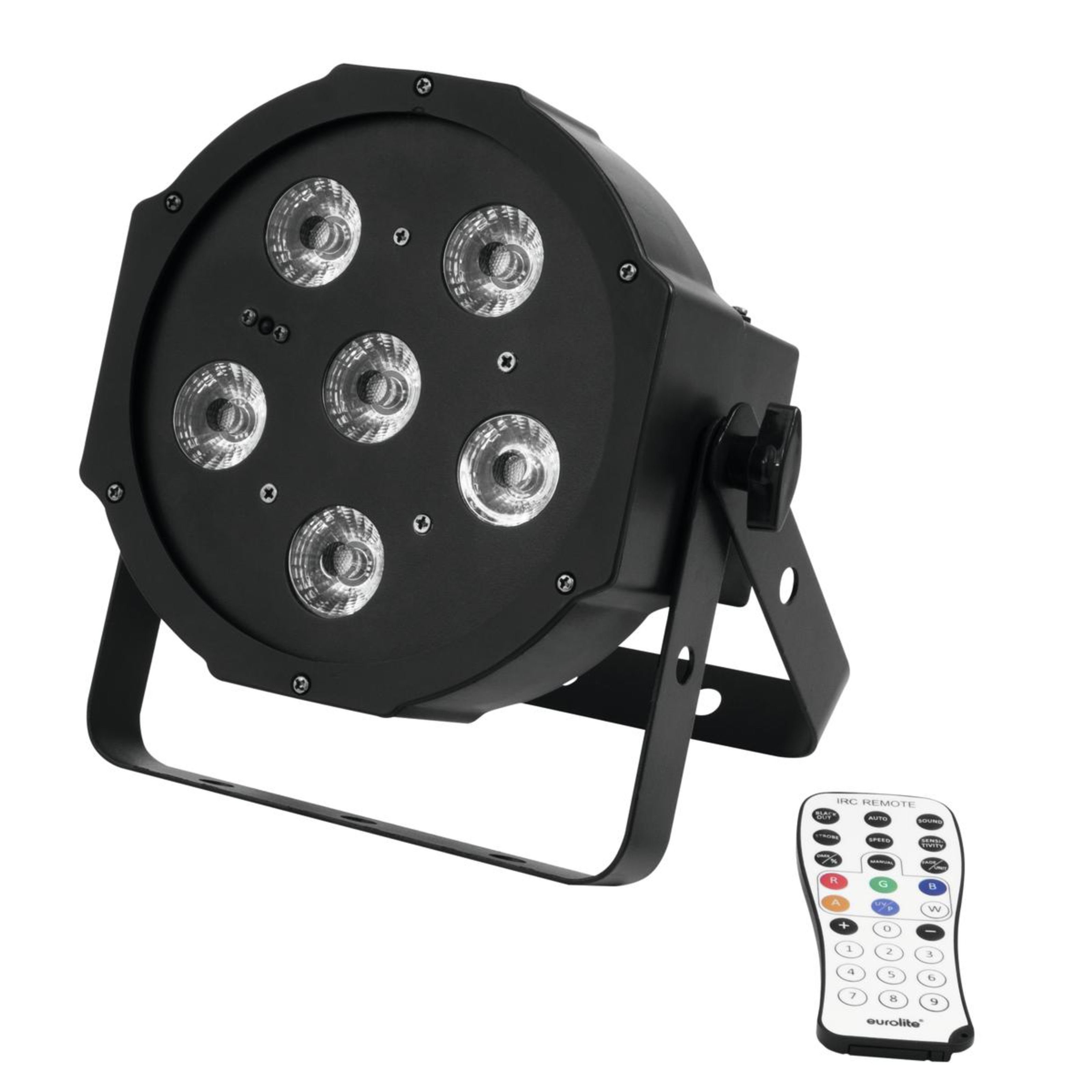 EUROLITE LED Scheinwerfer, LED SLS-603 TCL + UV Floor 6 x 3W RGB + UV - LED PAR Scheinwerfer