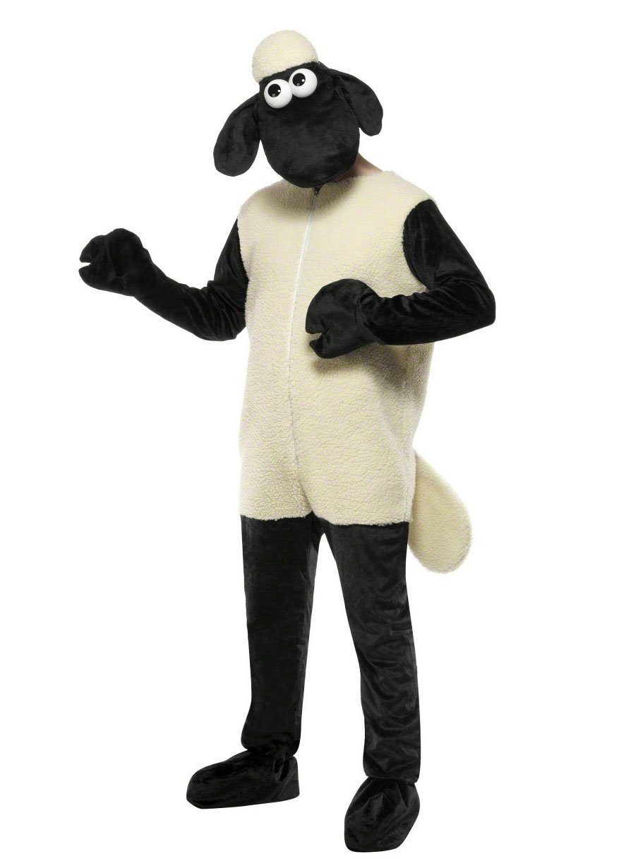 Smiffys Kostüm Shaun das Schaf, Original Lizenzprodukt aus Animationsserie 'Shaun das Schaf'