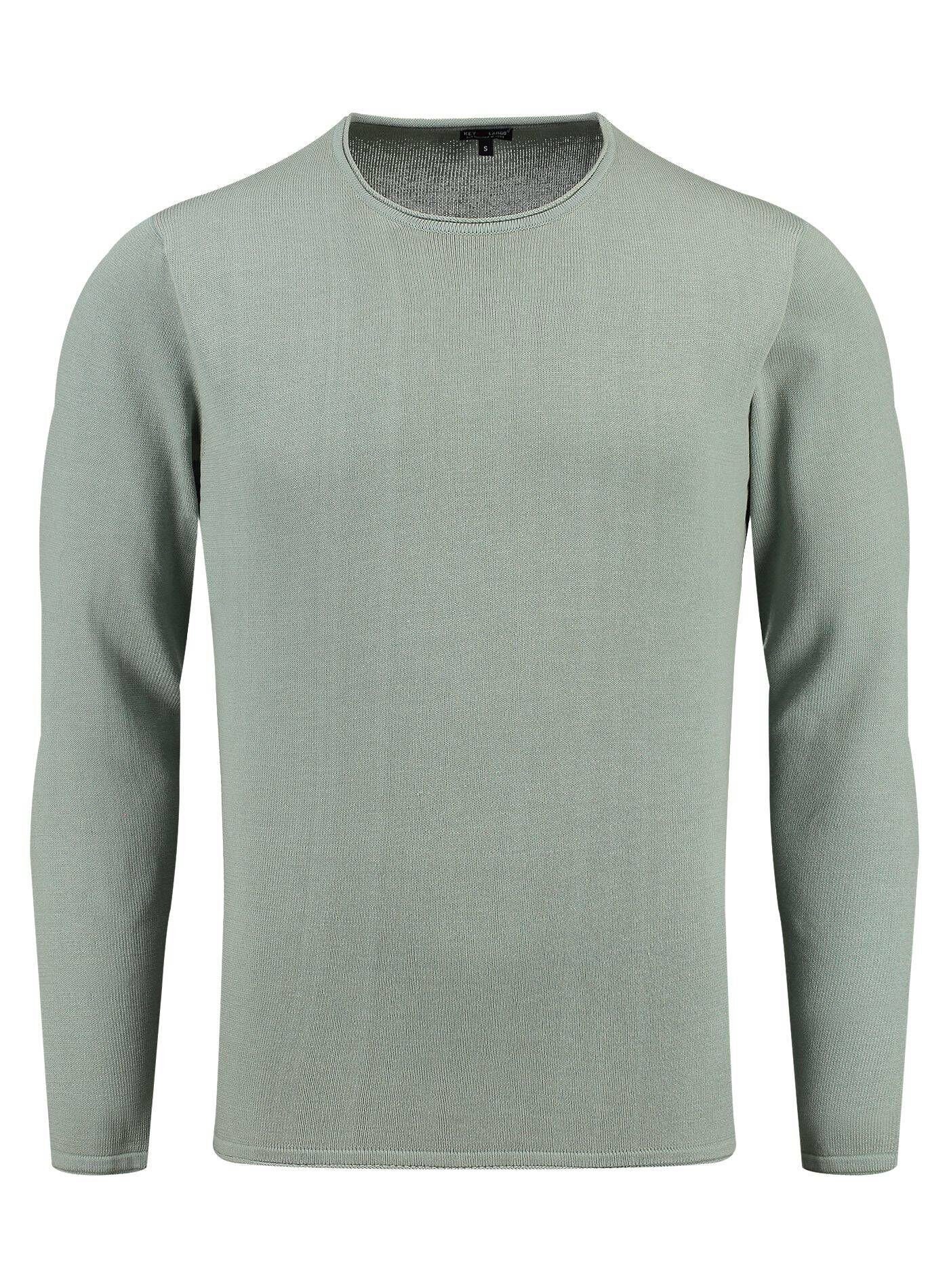 Key Largo Strickpullover Herren Pullover FIRMINO (1-tlg) grün (43)