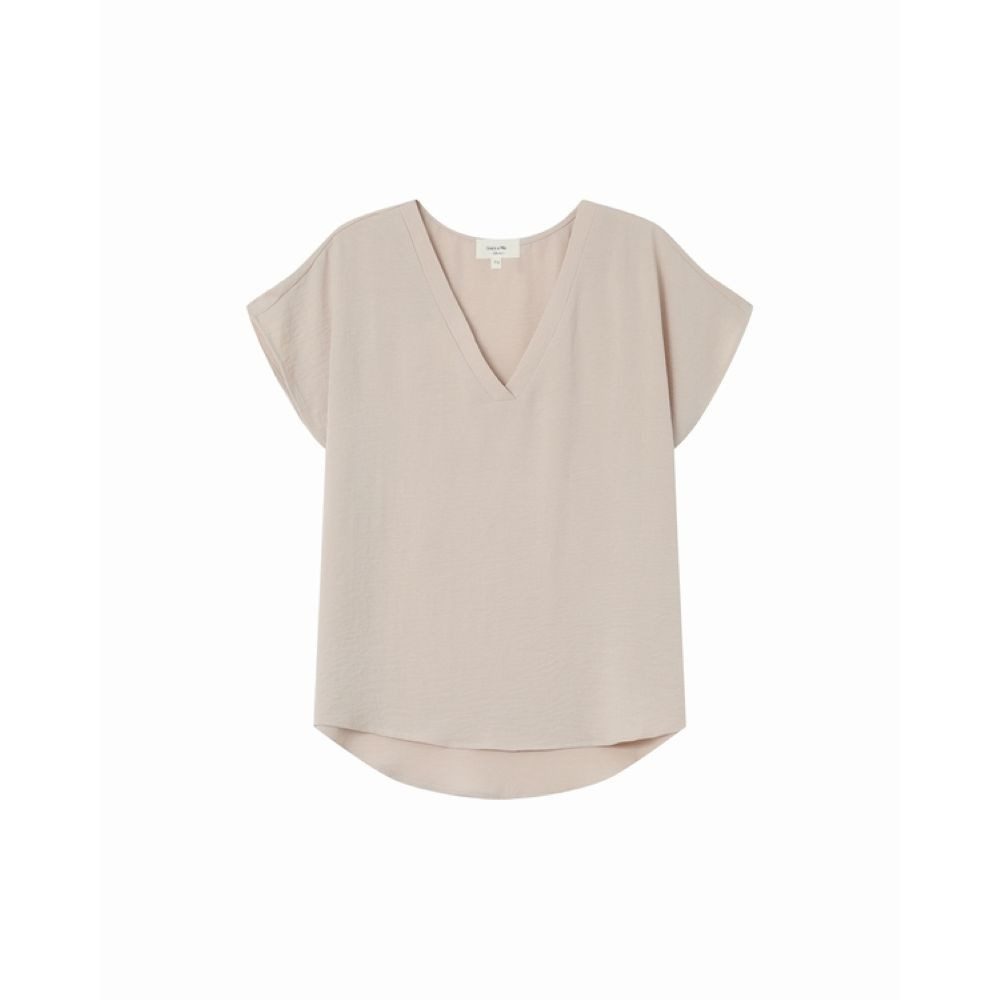 Shirttop Flowy v-neck Top SEASON - T-Shirt - Damenshirt