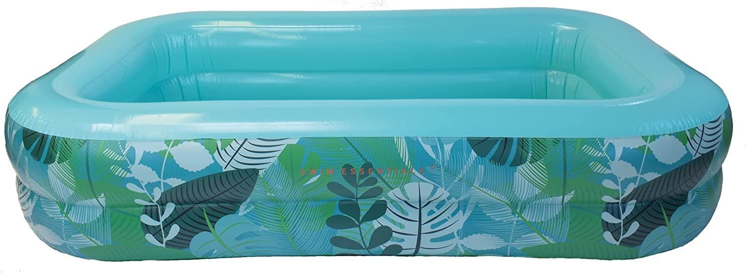 Pool Swim Essentials Rechteckiger Swimming Pool 200 cm Tropical 211 x 132