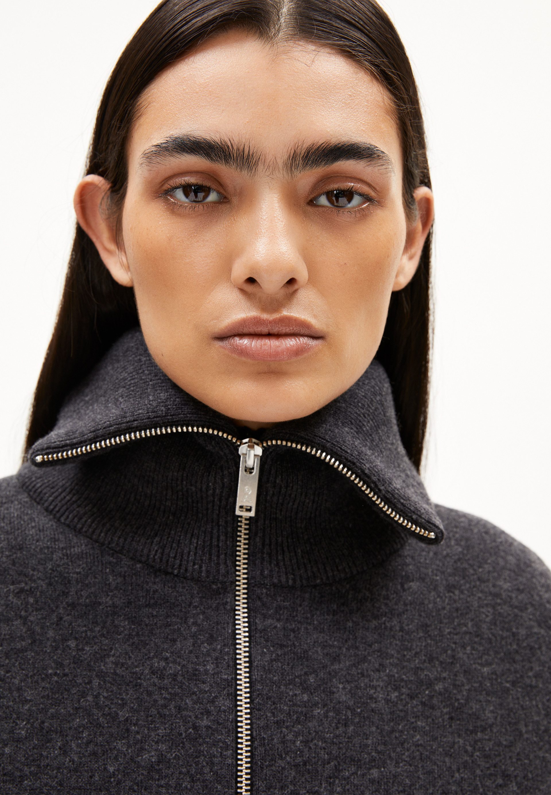 Armedangels Blouson JOANIAAS Strickjacke aus Bio-Woll Mix Oversized Fit