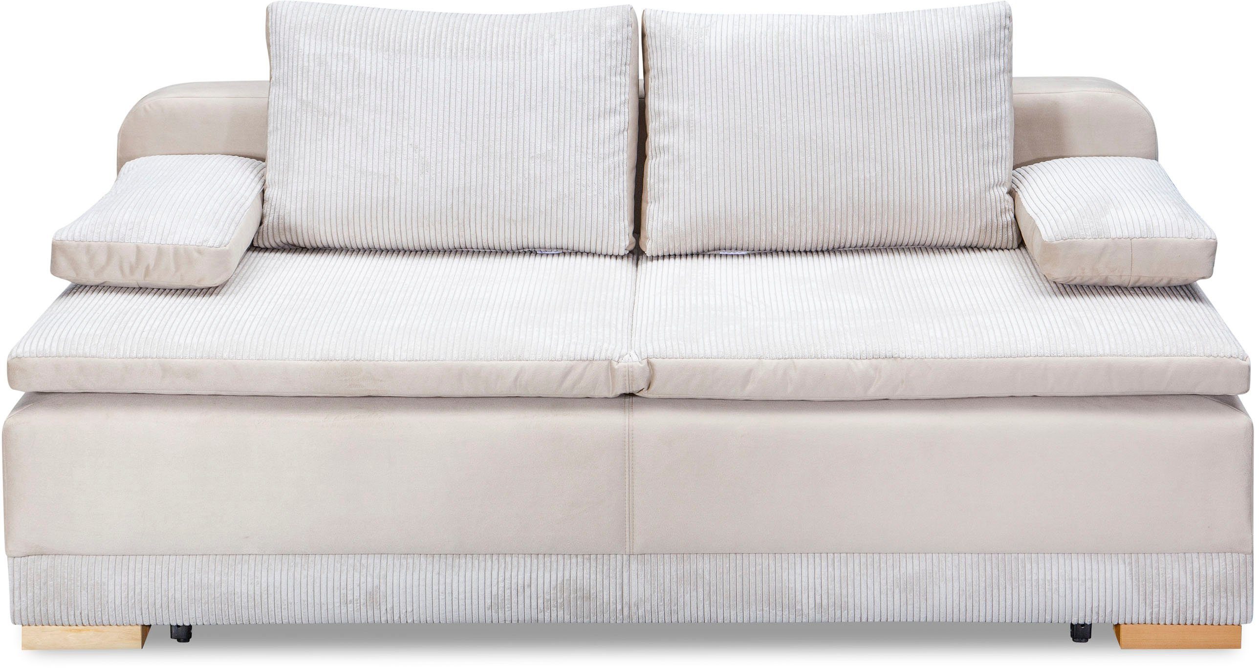 INOSIGN Schlafsofa Ben, mit Boxspringaufbau, Bettfunktion günstig online kaufen