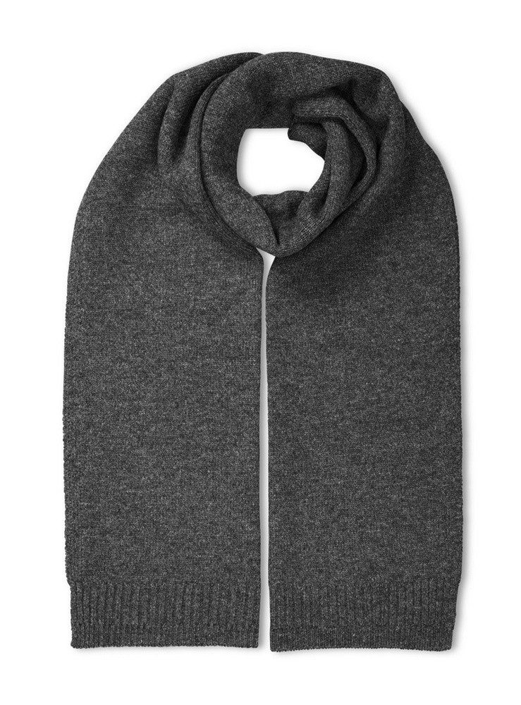 FALKE Schal (100% Schurwolle) dunkelgrau 170cm x 35cm - 1 Stück