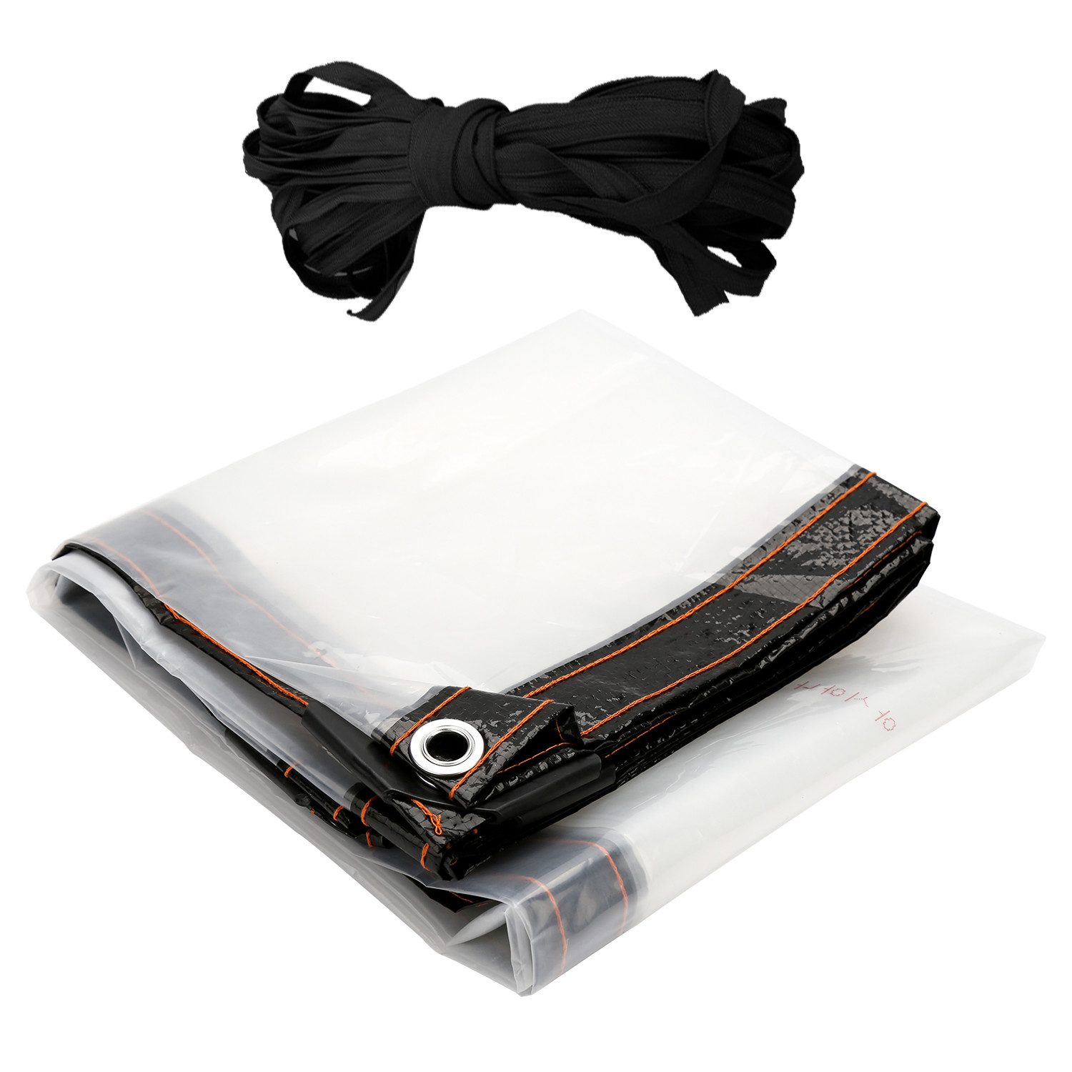 Clanmacy Schutzplane PVC transparente Plane Abdeckplane mit Ösen,Seil wasse günstig online kaufen