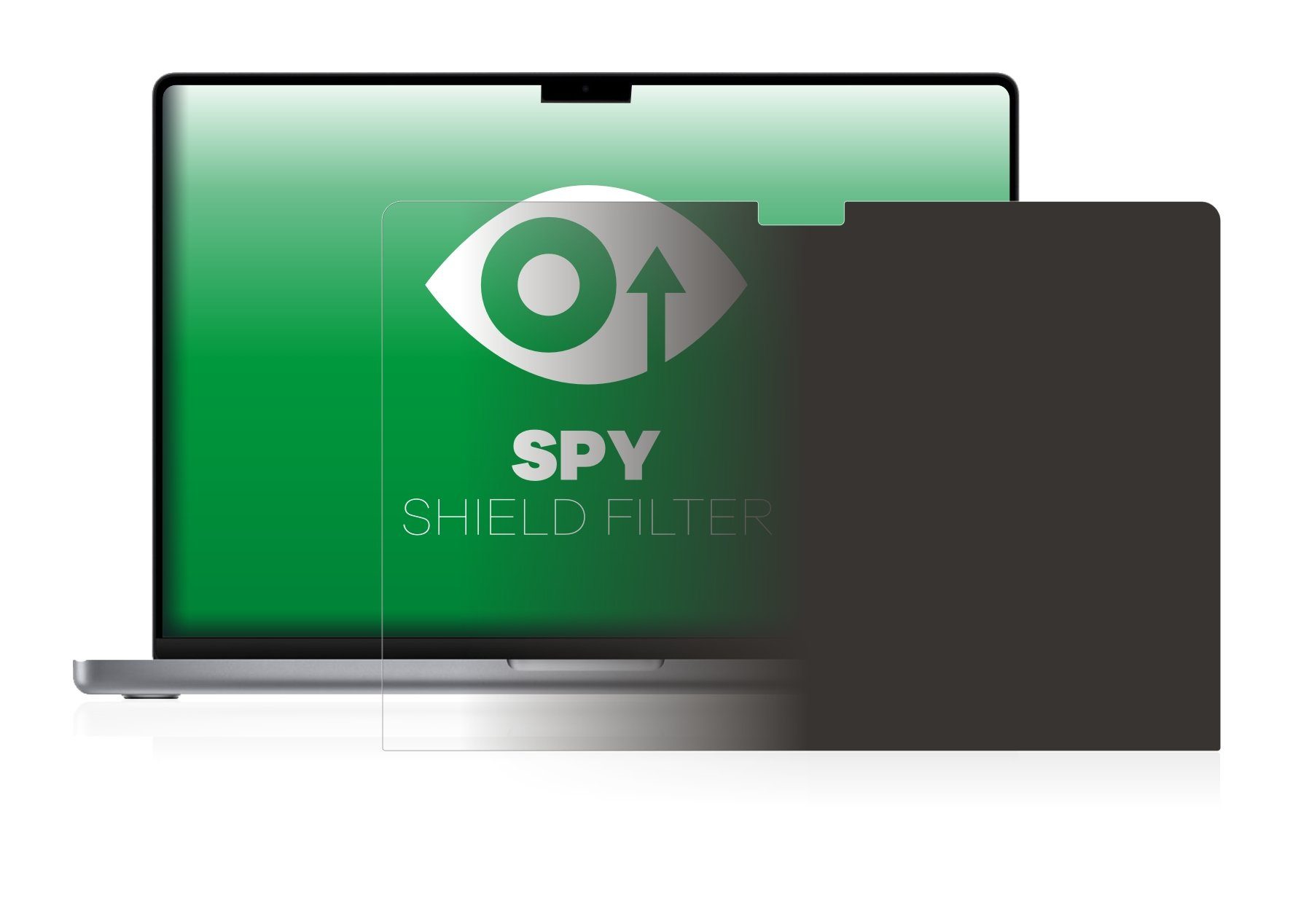 upscreen Blickschutzfilter für Apple MacBook Pro 16" 2023,  Displayschutzfolie, Blickschutz Blaulichtfilter Sichtschutz Privacy Filter