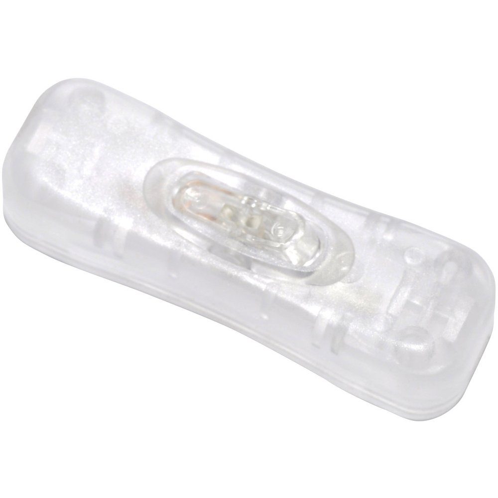 TRU COMPONENTS Drehdimmer TRU COMPONENTS Schnurschalter Transparent 1 x Aus/Ein 2 A 1 St. (1371837)