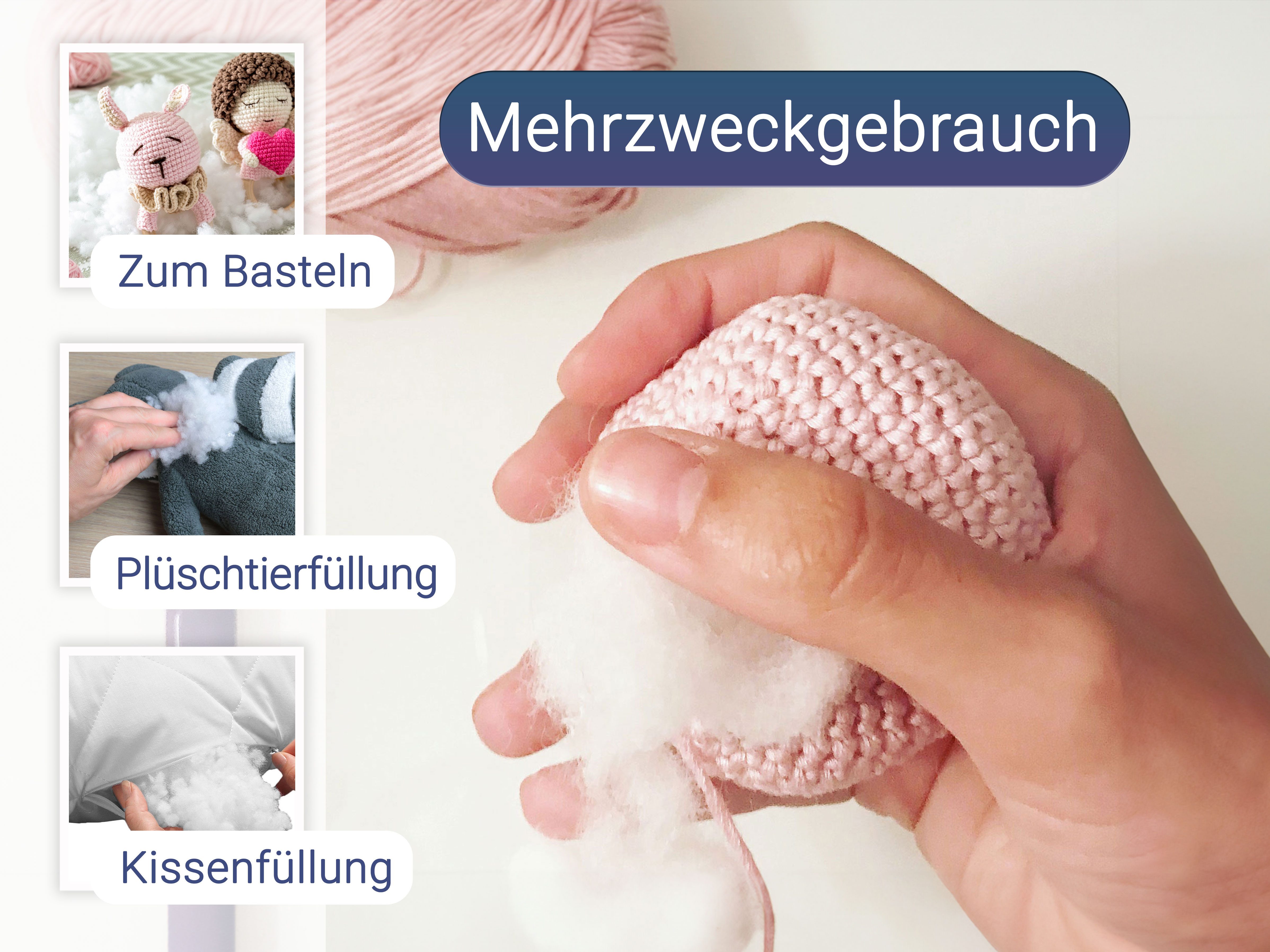 ZOLLNER Kopfkissen, Füllung: 100% Polyester, Bauch-, Seiten-, Rückenschläfe günstig online kaufen