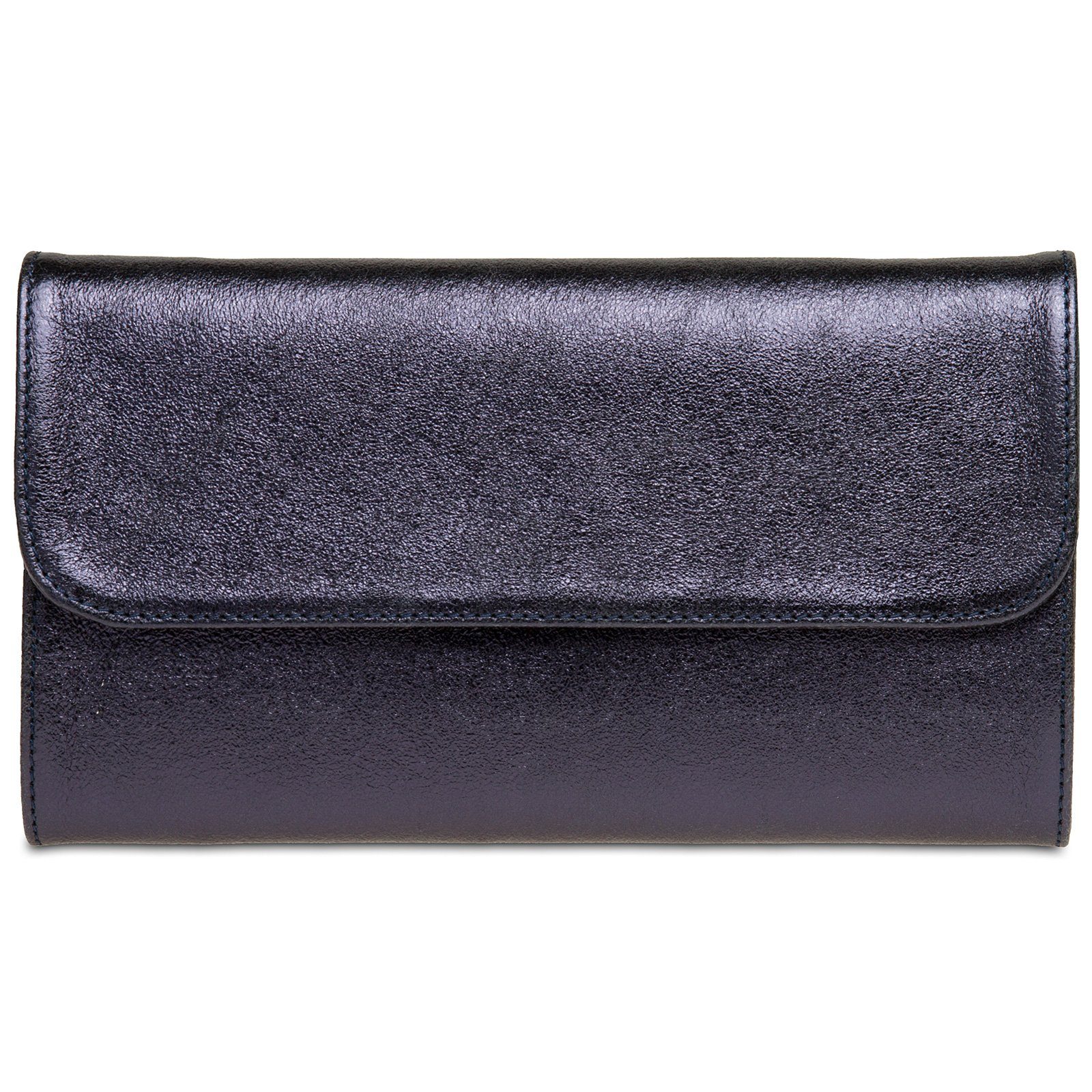 Caspar Clutch Abendtasche Metallic Leder Damen günstig online kaufen