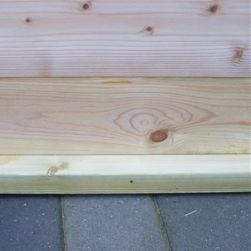 Alpholz Gartenhaus-Fußboden Universal Holzfußboden-Set 21m², BxT:29x300 cm