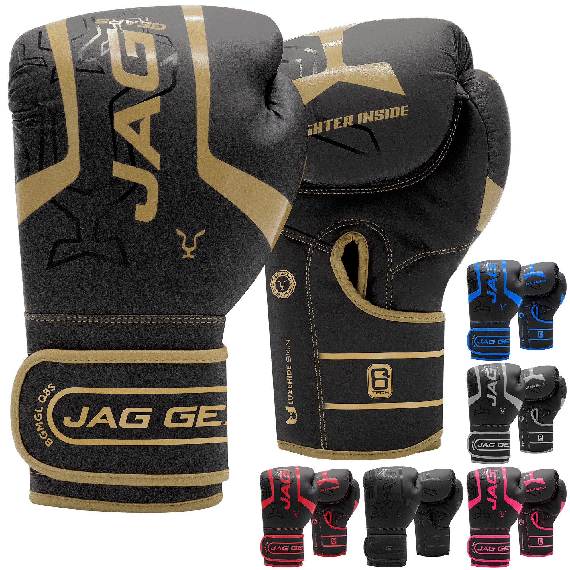 JAG GEARS Boxhandschuhe Jag Gears Boxhandschuhe für MMA, Kickboxen und Kampfsporttraining