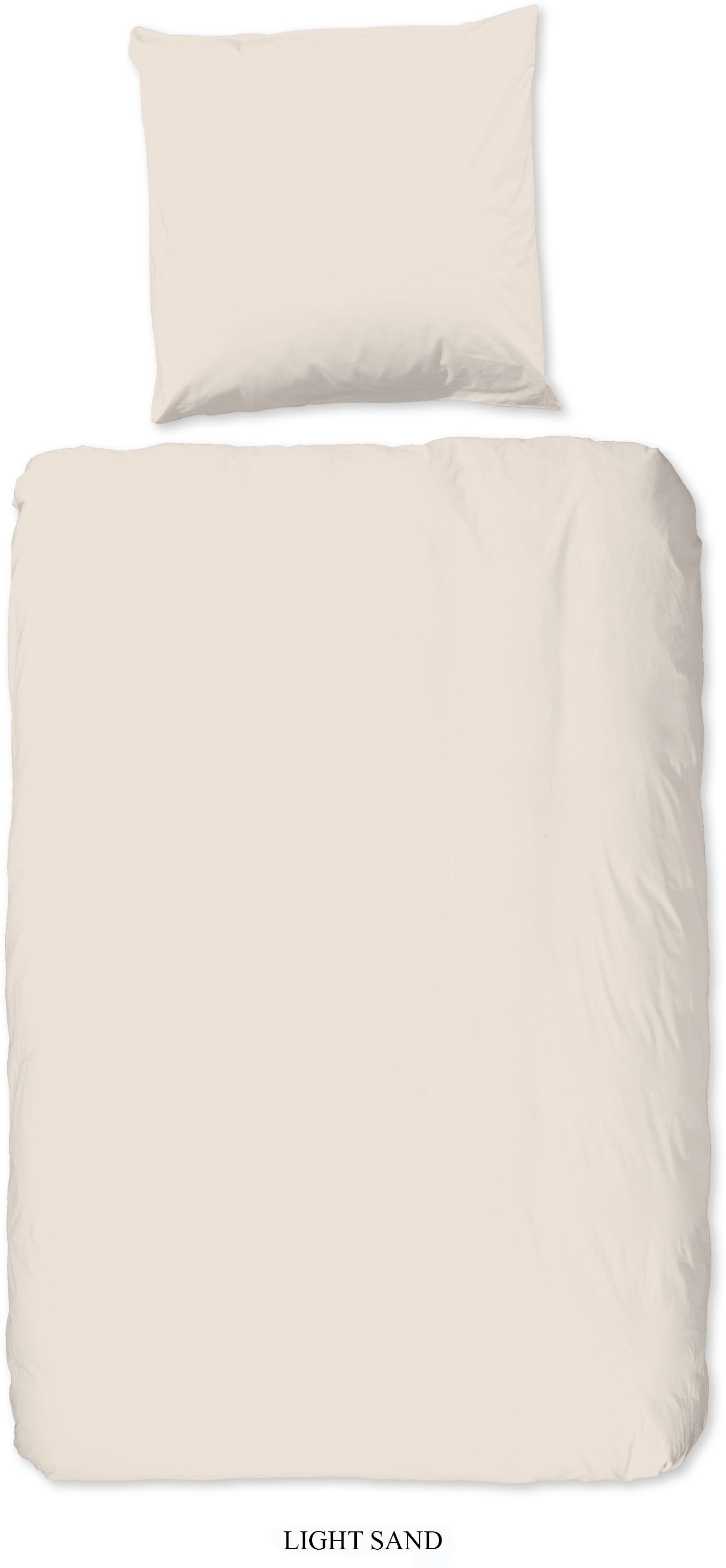 hip Bettwäsche "Hip Uni" 2 Stk. tlg. 100% Baumwolle, Mako-Satin, 135x200, U günstig online kaufen