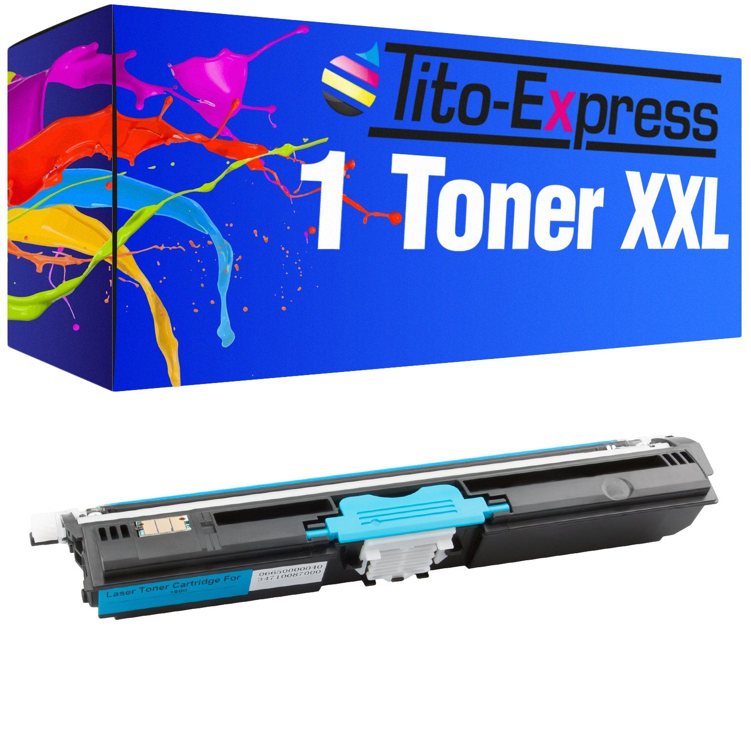 (1x C C1600 Tonerpatrone für C1600 1600, Aculaser CX16DNF Epson CX16 Tito-Express ersetzt CX16DTNF CX16NF Cyan),