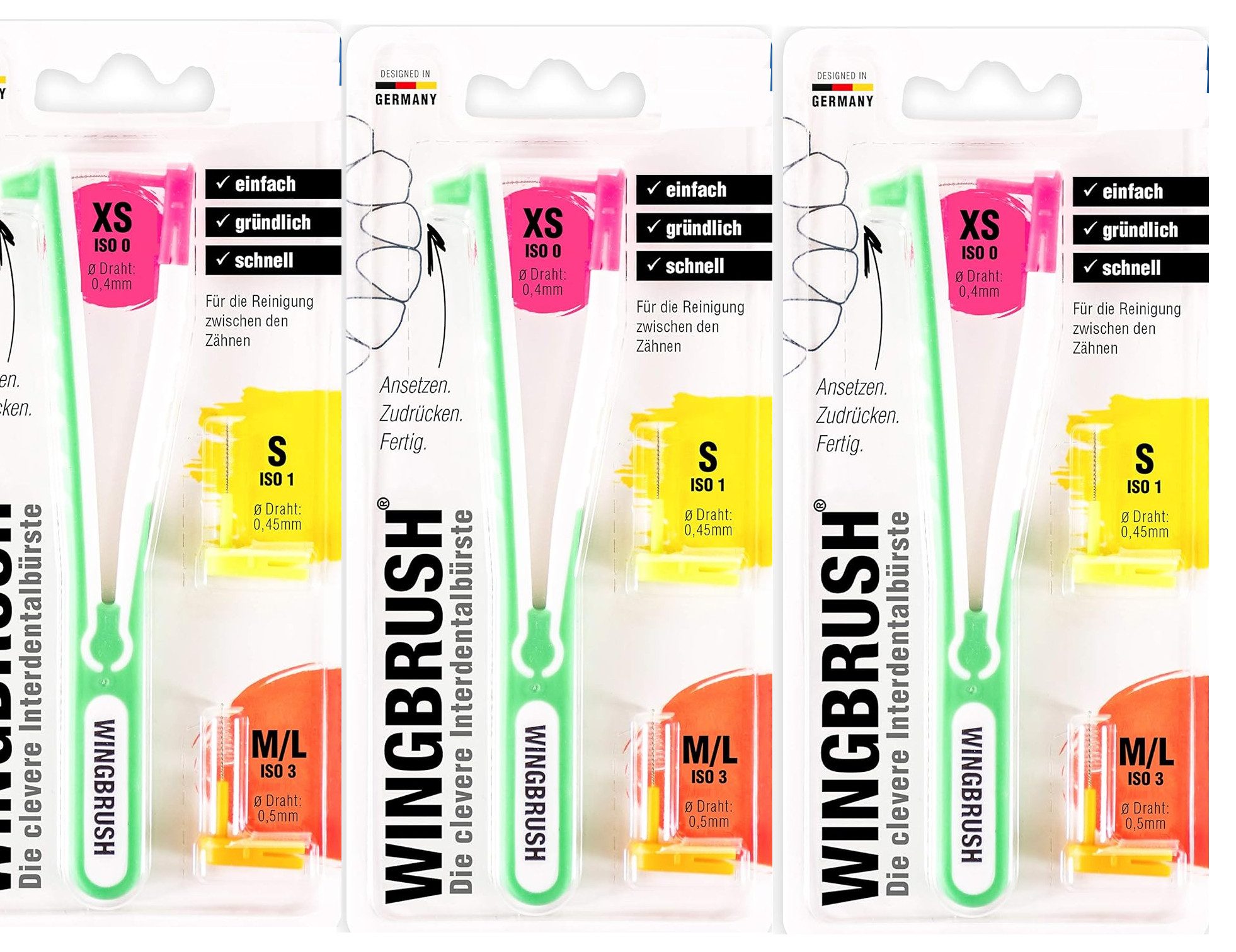 Interdentalbürsten WINGBRUSH Starter-Set