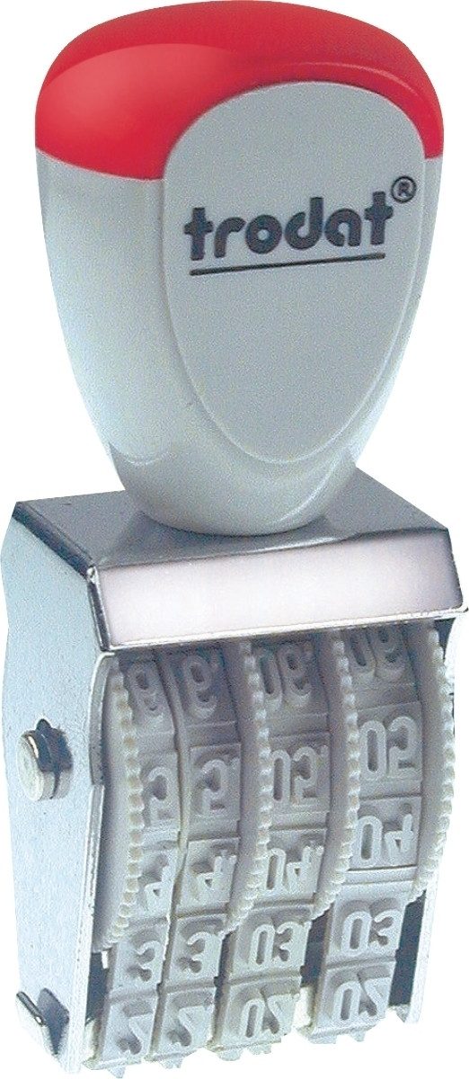 TRODAT Stempel Datumbänderstempel Classic 1014 4mm Monate in Zahlen