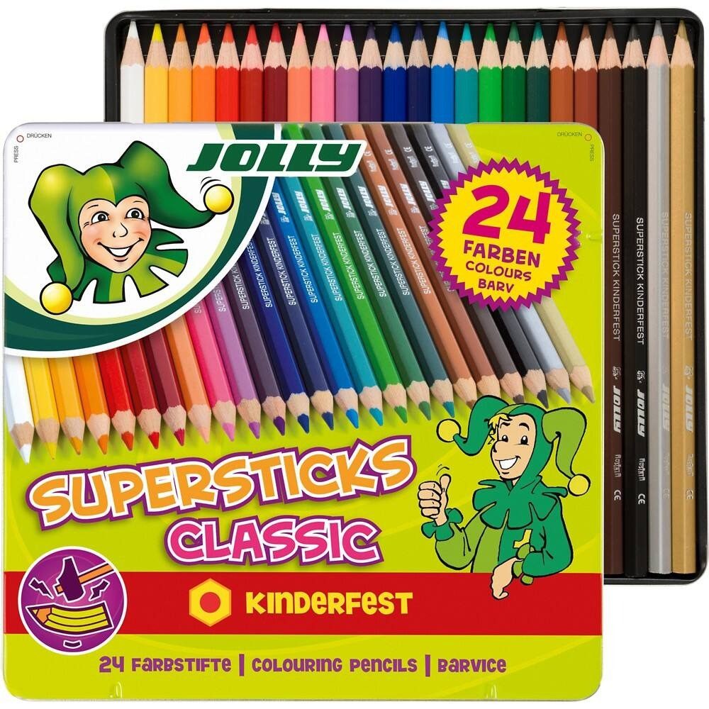 JOLLY Buntstift JOLLY SUPERSTICKS CLASSIC KINDERFEST