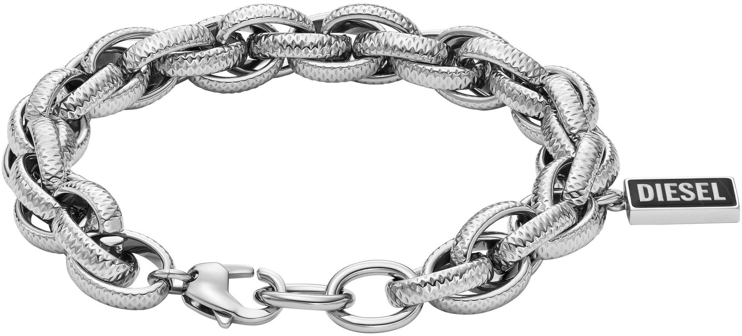 Diesel Armband Schmuck Geschenk Edelstahl Armschmuck Gliederarmband, mit Ac günstig online kaufen