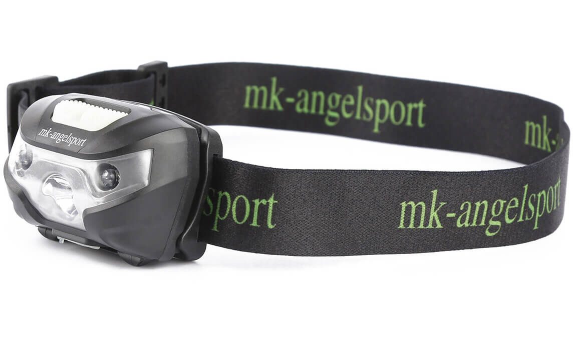 MK Angelsport Kopflampe MK USB Kopflampe Stirnlampe wiederaufladbar