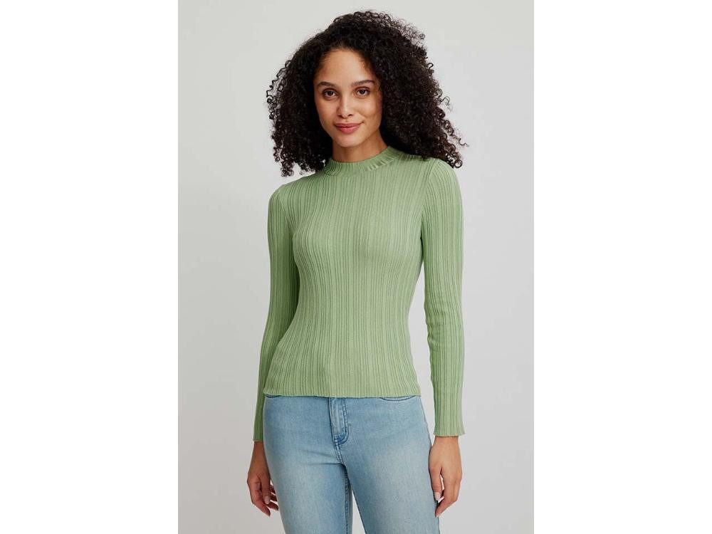 Langarmshirt tranquillo Damen-Langarmshirt mit Struktur
