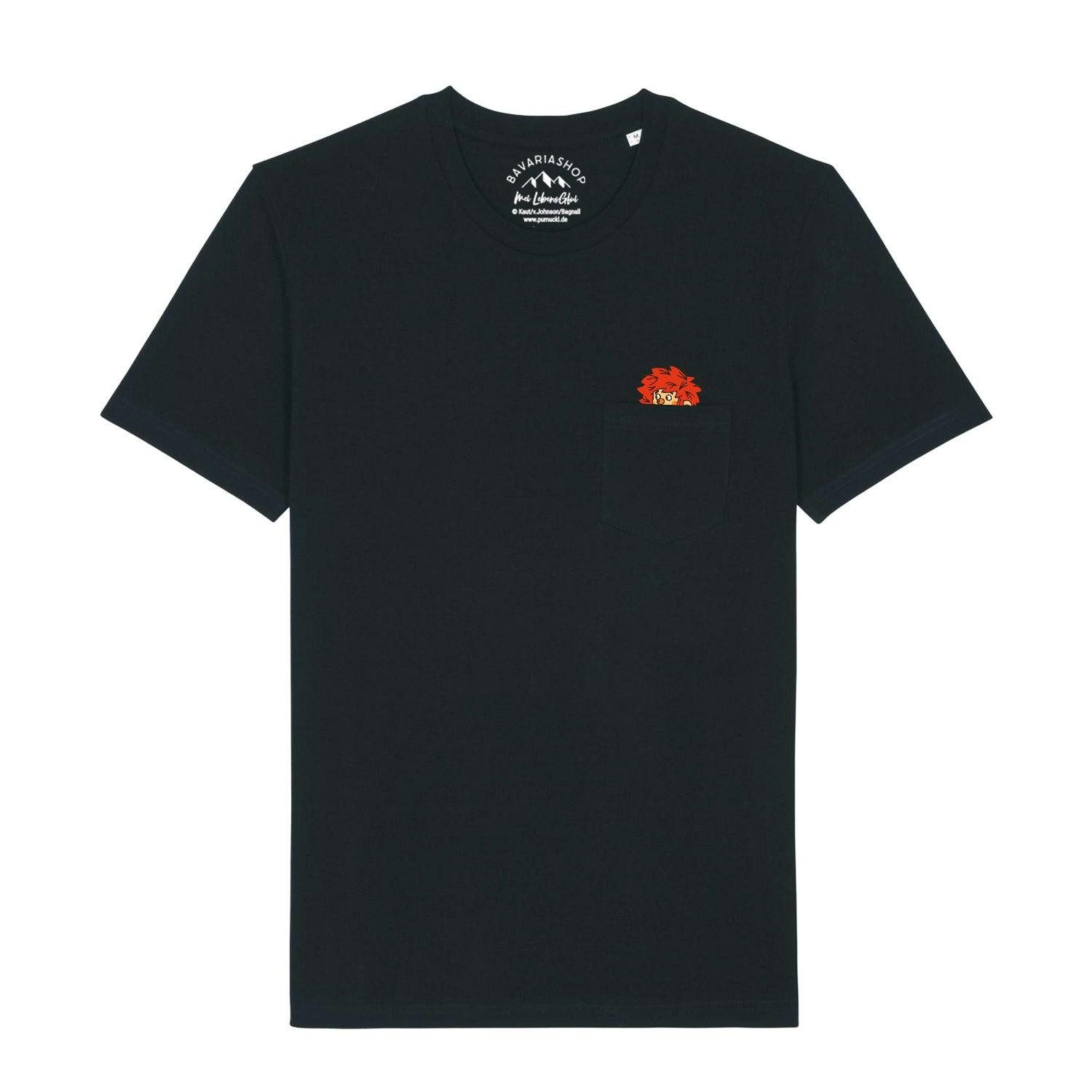 Bavariashop T-Shirt ®Pumuckl T-Shirt "Schabernack" • mit Pumuckl Druck in der Brusttasche