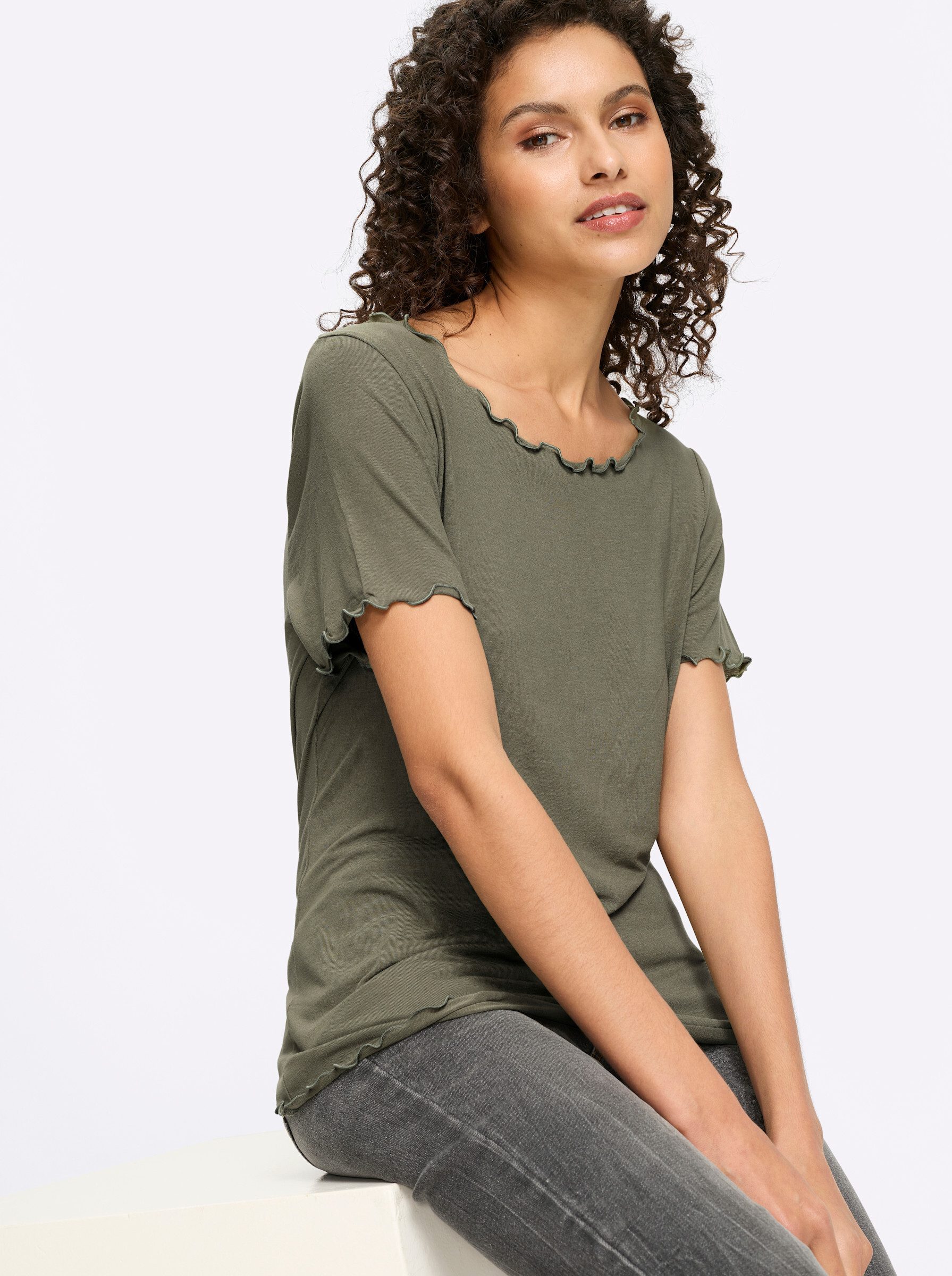 heine T-Shirt Doppelpack Shirts Kurzarm (2-tlg)
