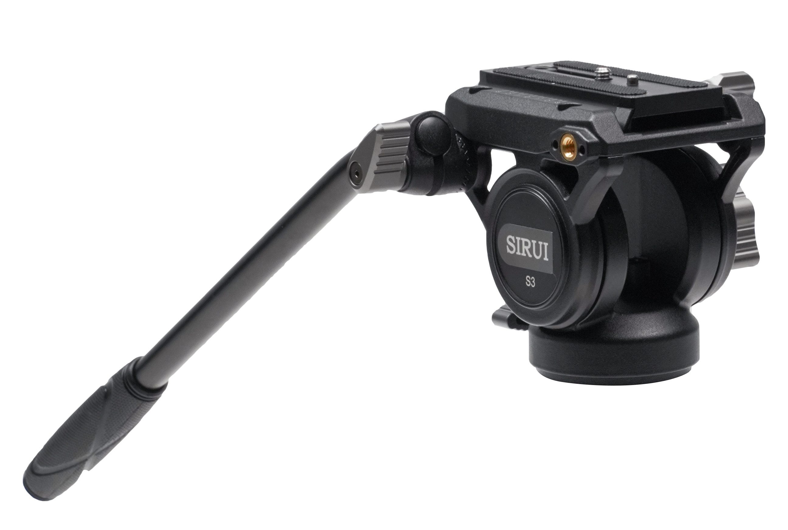 SIRUI S3 Gimbal (S3 Fluid-Videokopf, dynamische Ausgewuchtung 3 kg, max. Traglast 6 kg)