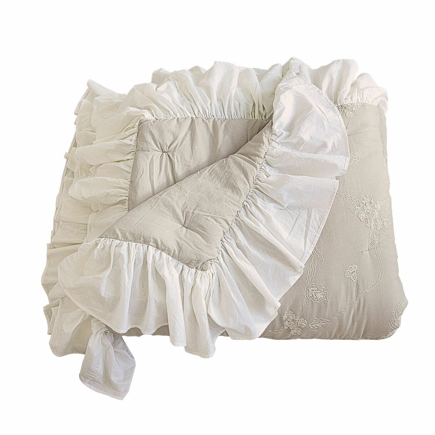 Mirabeau Tagesdecke Quilt Clarissa grau