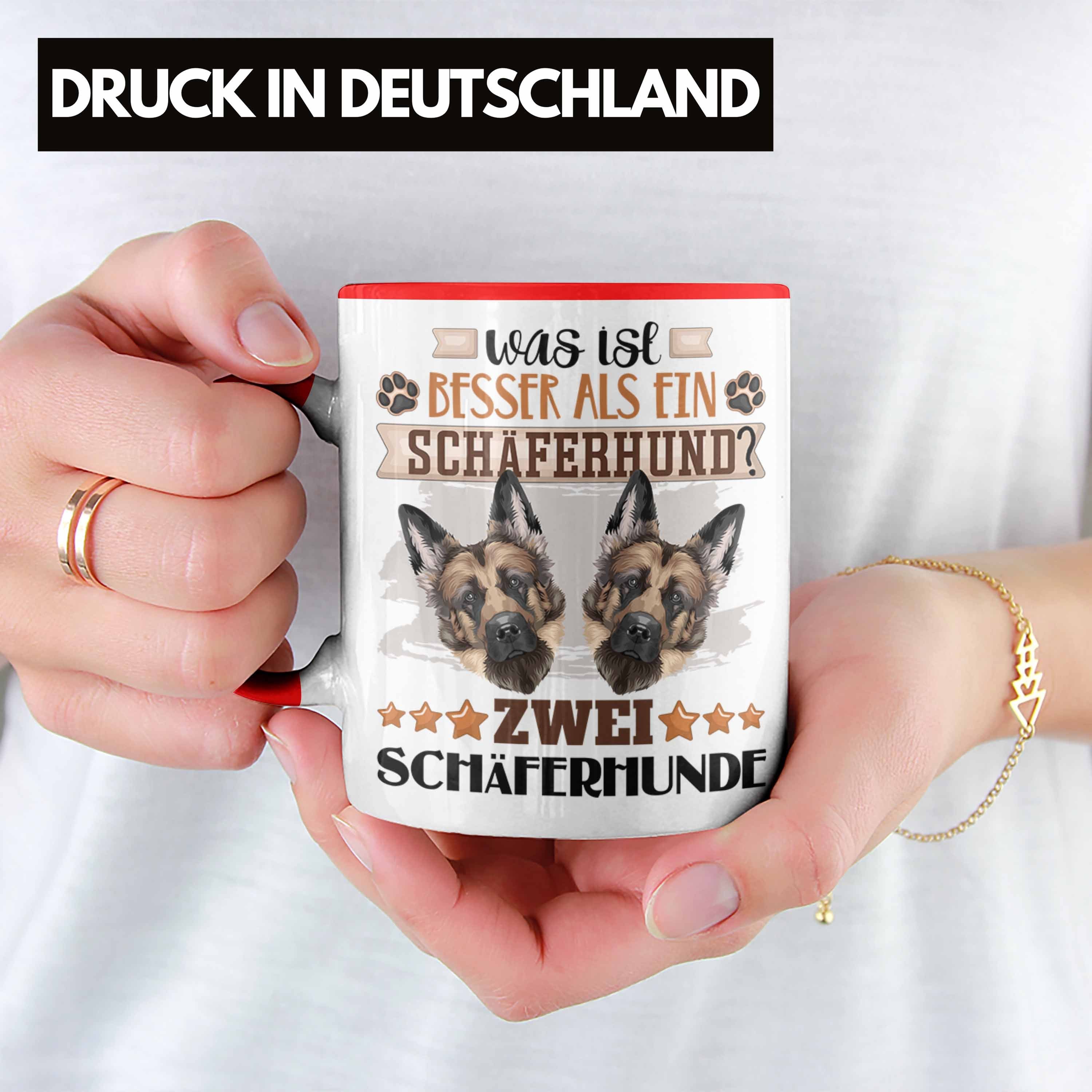 Rot Trendation Lustiger Was Geschenkidee Besitzer Schäferhund Spruch I Tasse Tasse Geschenk