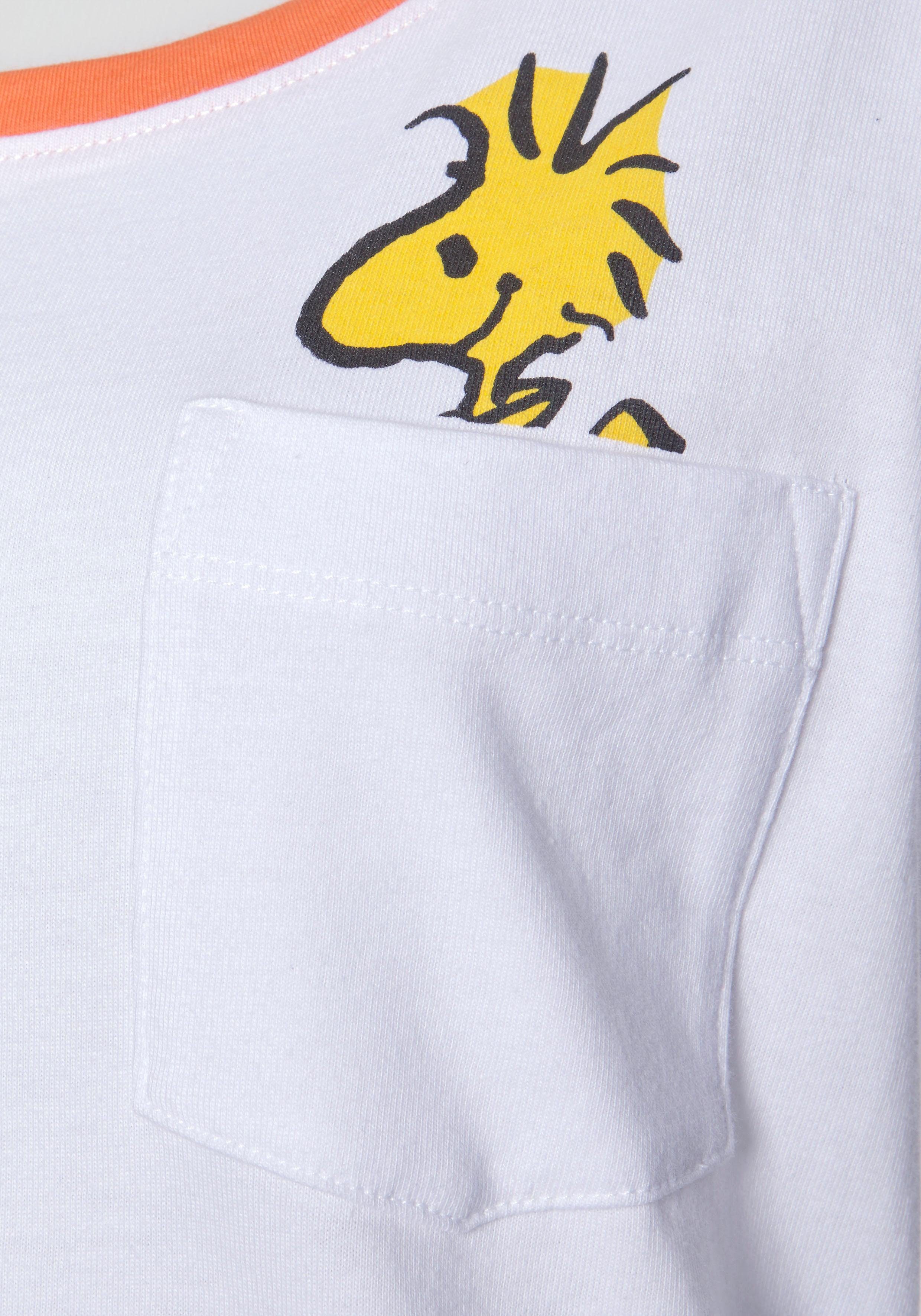 PEANUTS Pyjama (2 tlg., 1 mit Druck Woodstock Stück) und Snoopy
