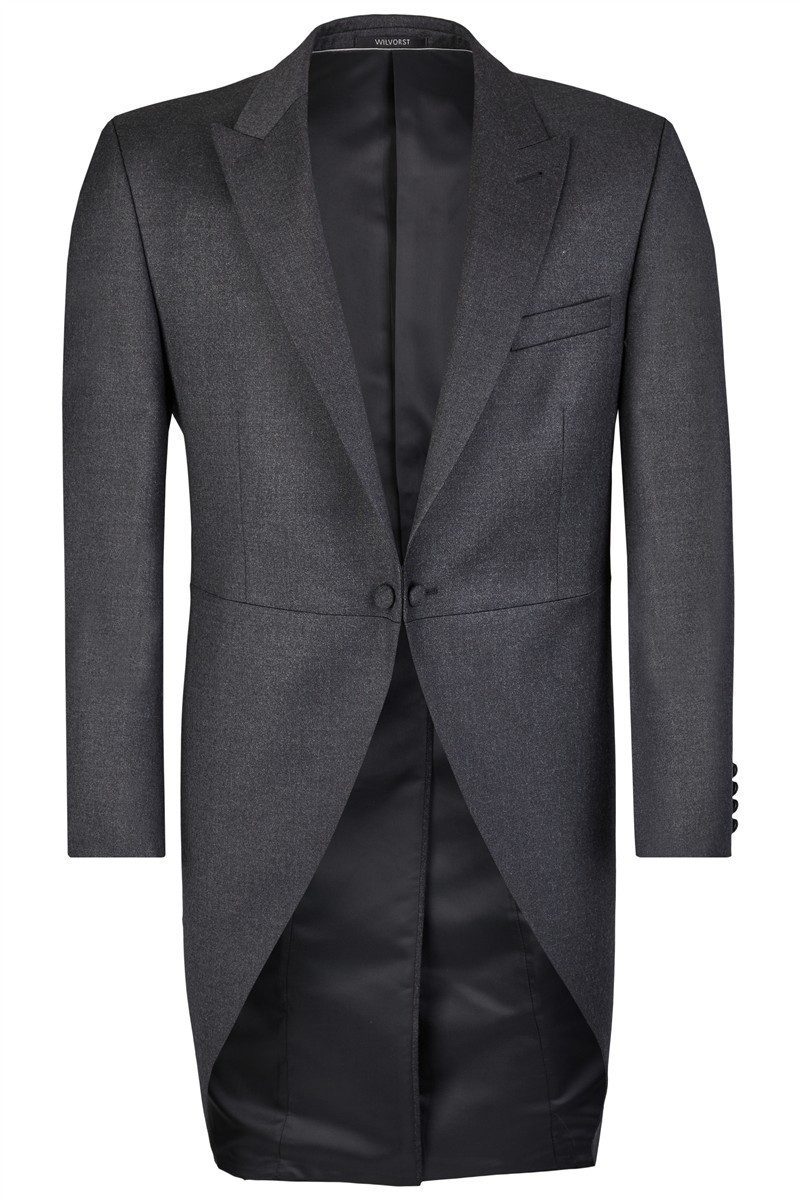 Wilvorst Sakko Wilvorst AFTER-SIX Herren Spitzfacon Basic-Fit Schwarz
