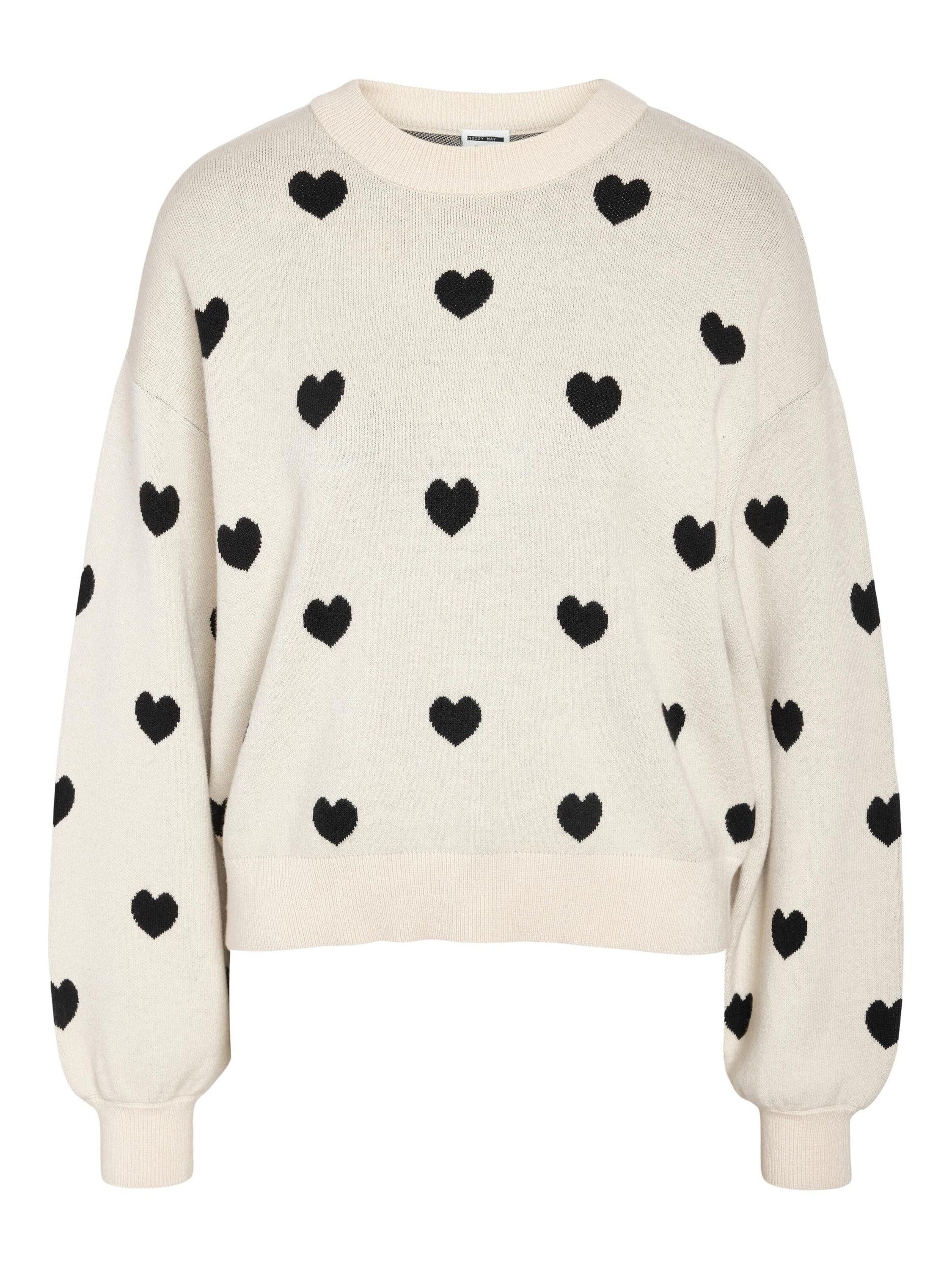 Noisy may Rundhalspullover CHARLOTT (1-tlg) Plain/ohne günstig online kaufen