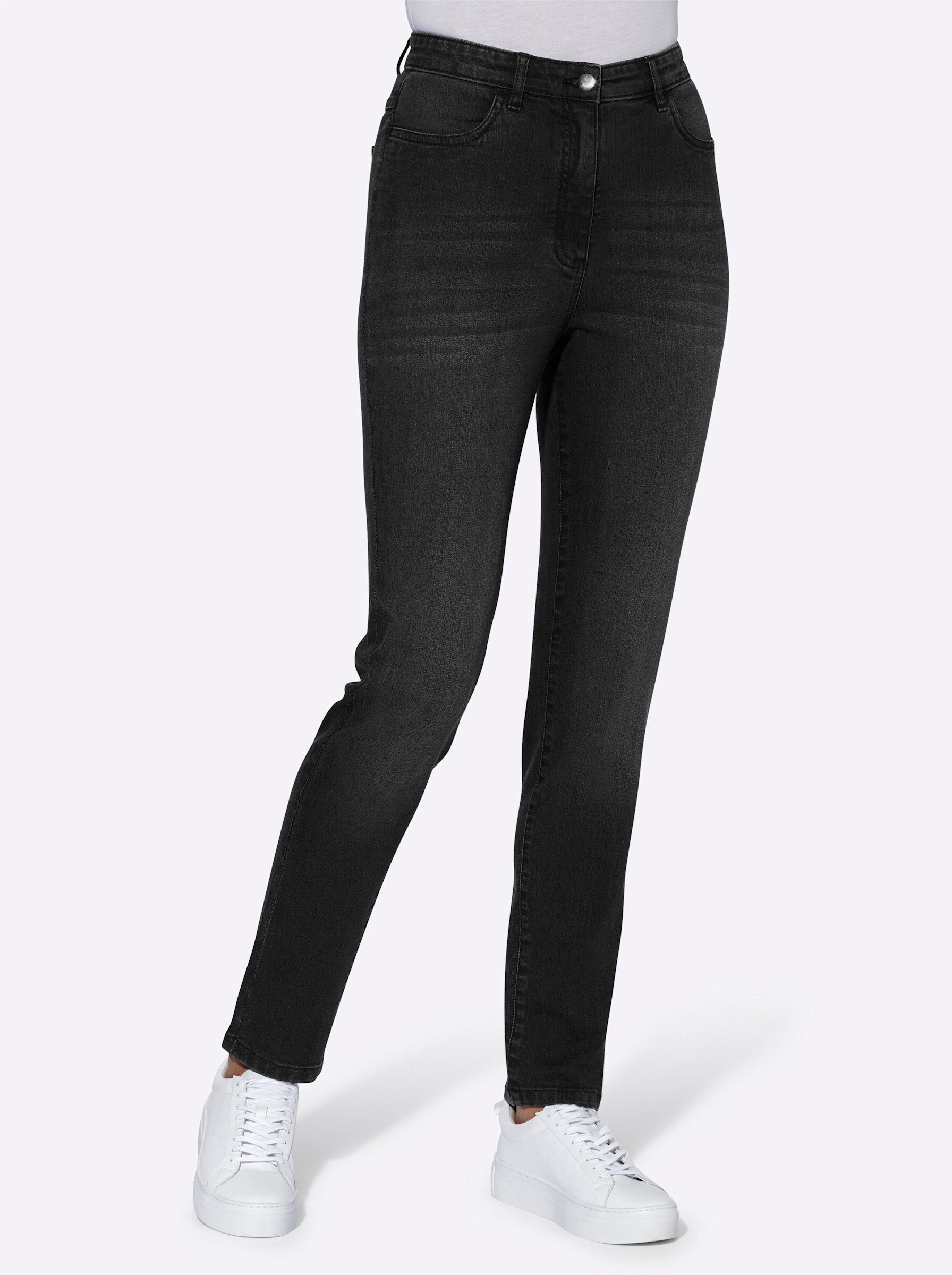 Jeans Sieh denim Bequeme an! black