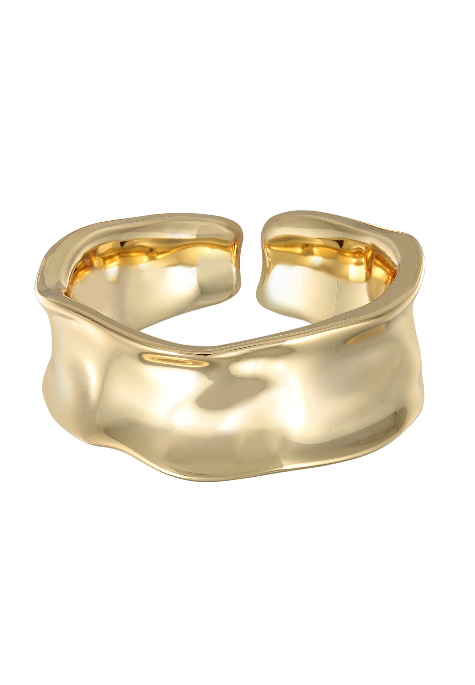 Elli Fingerring Bandring Offen Struktur für günstig online kaufen