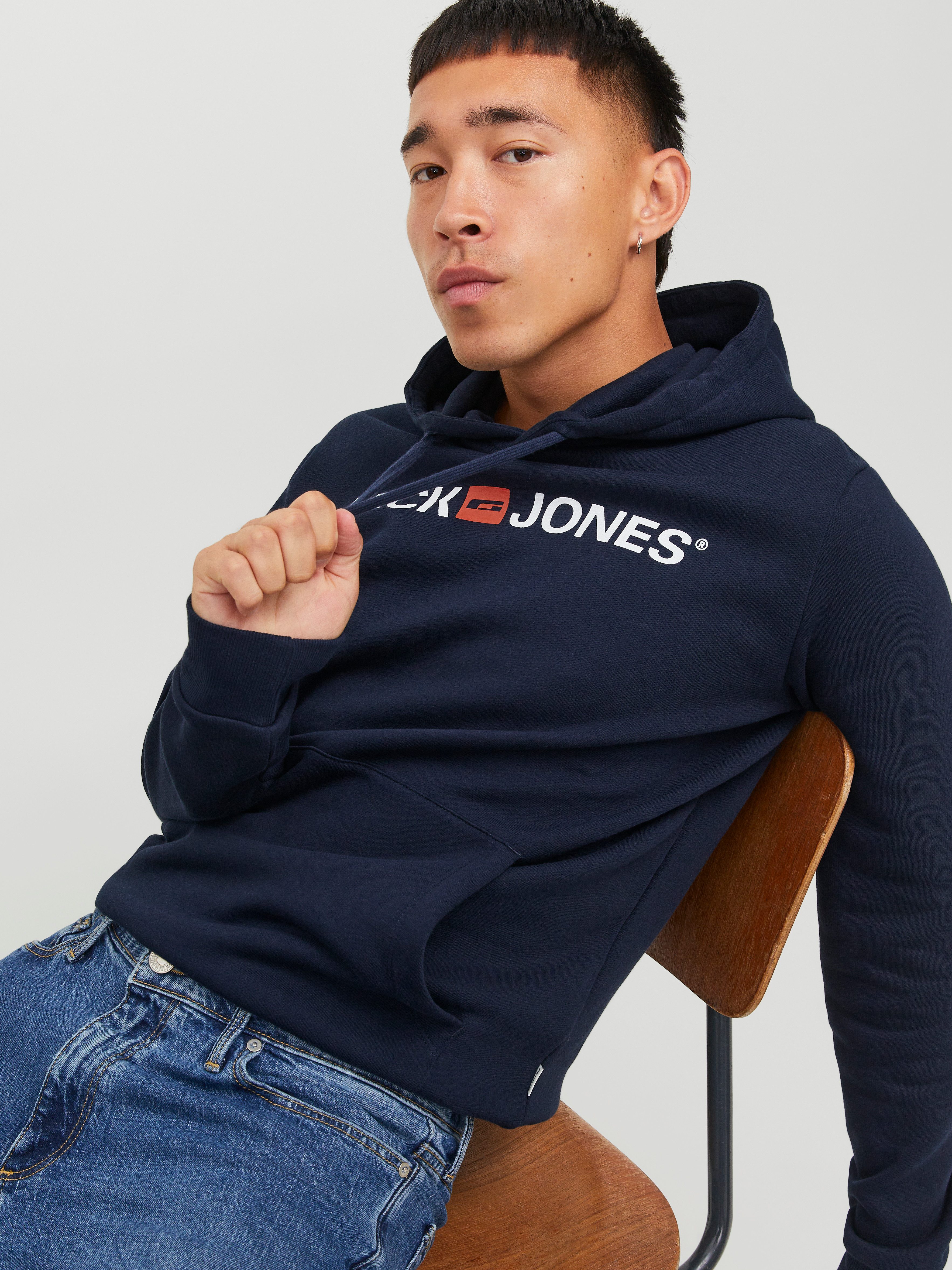 Jack & Jones Kapuzensweatshirt JJECORP Hoodie mit Logo und hohem Tragekomfo günstig online kaufen