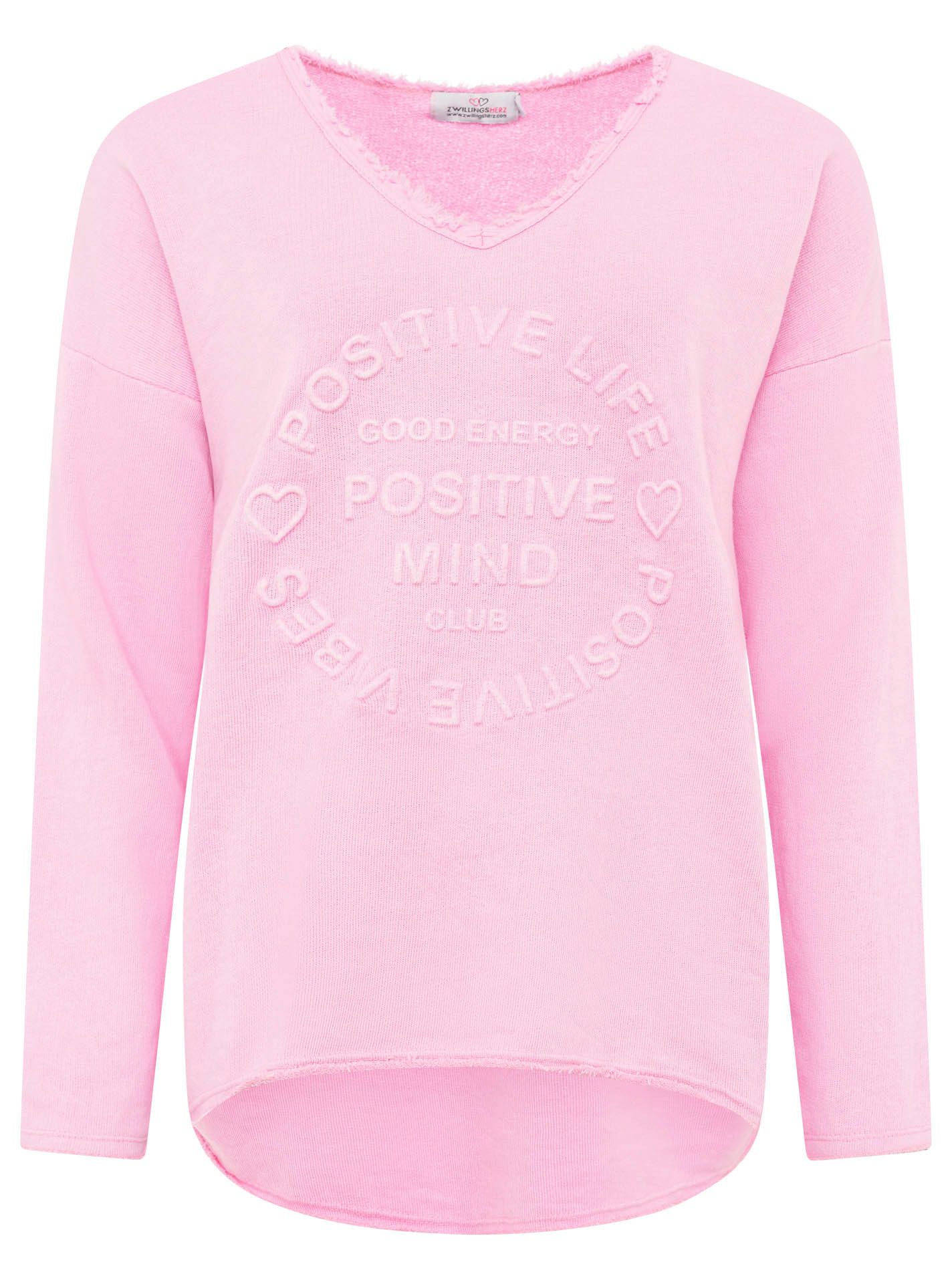 Zwillingsherz Sweatshirt "Positive Mind"