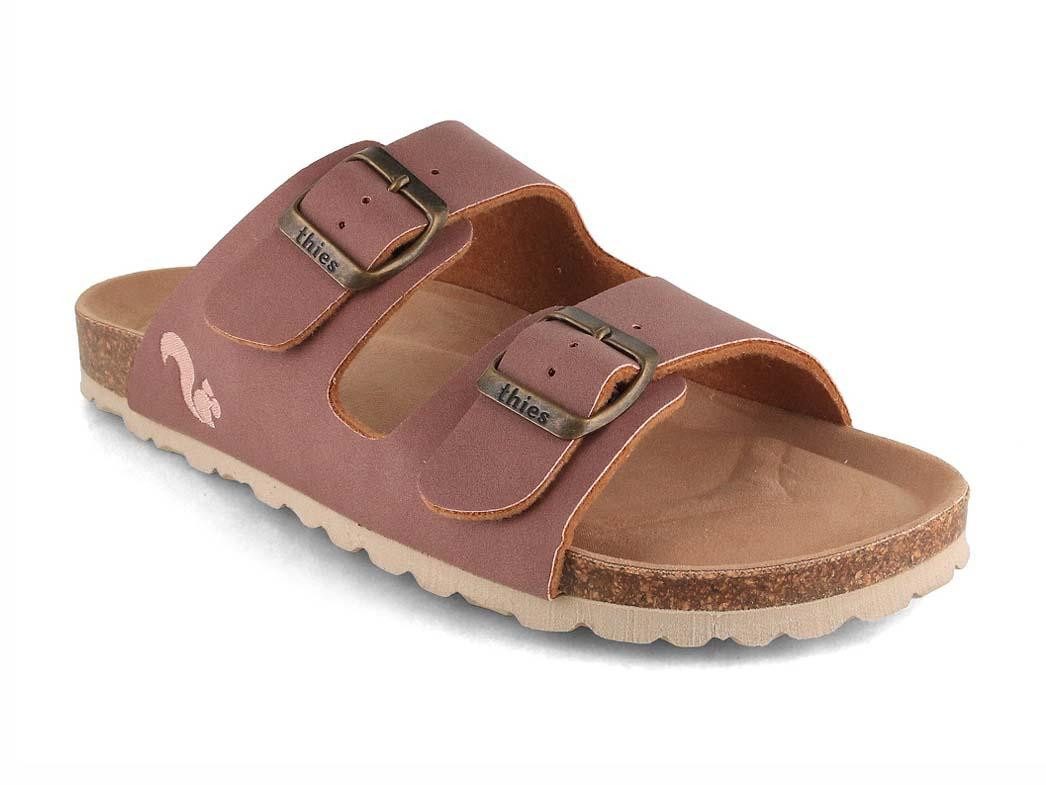 thies Eco Bio Damen Sandale Hausschuh
