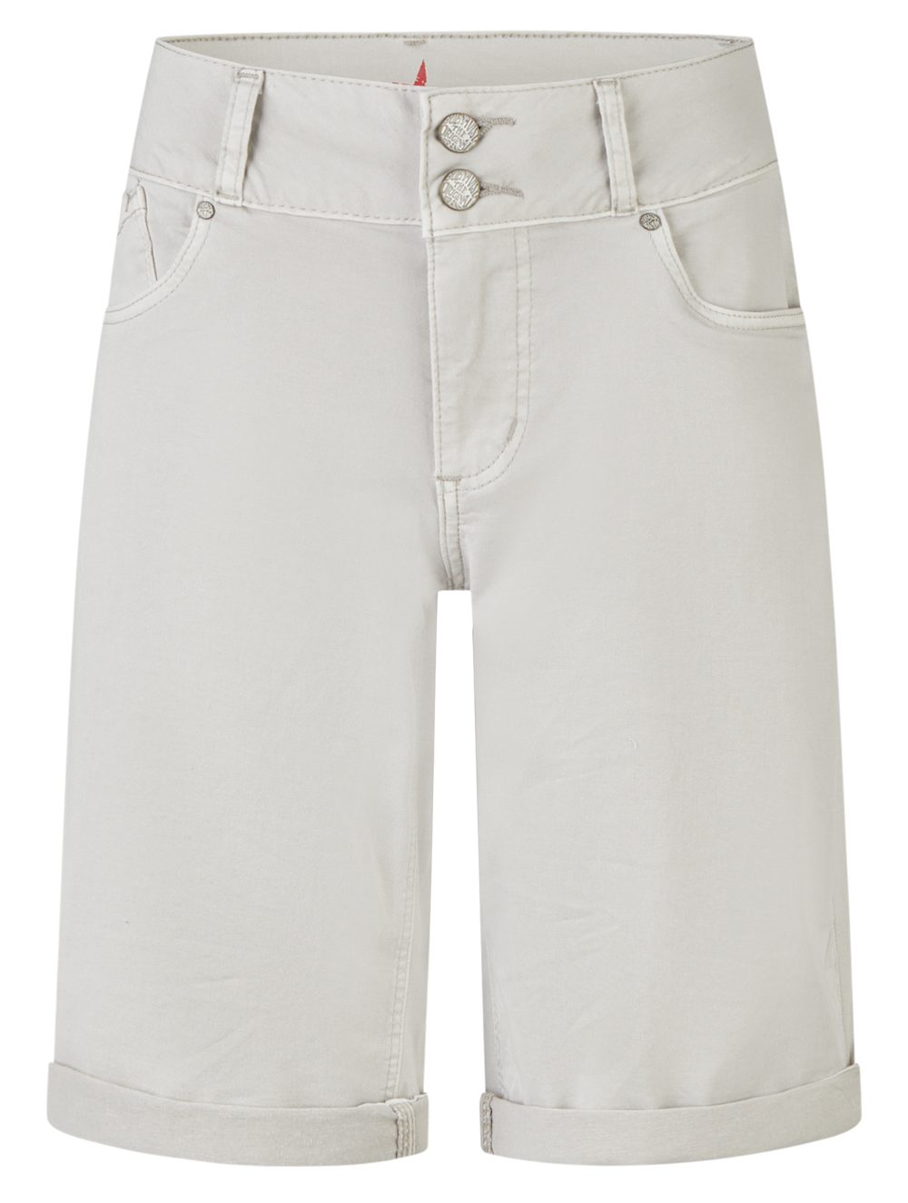 Buena Vista Stretch-Jeans BUENA VISTA TUMMYLESS SHORT kreide BV B5777 4219.4271 - Summer Twill