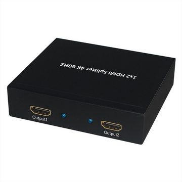 VALUE 4K HDMI Video-Splitter, 2-fach Audio- & Video-Adapter
