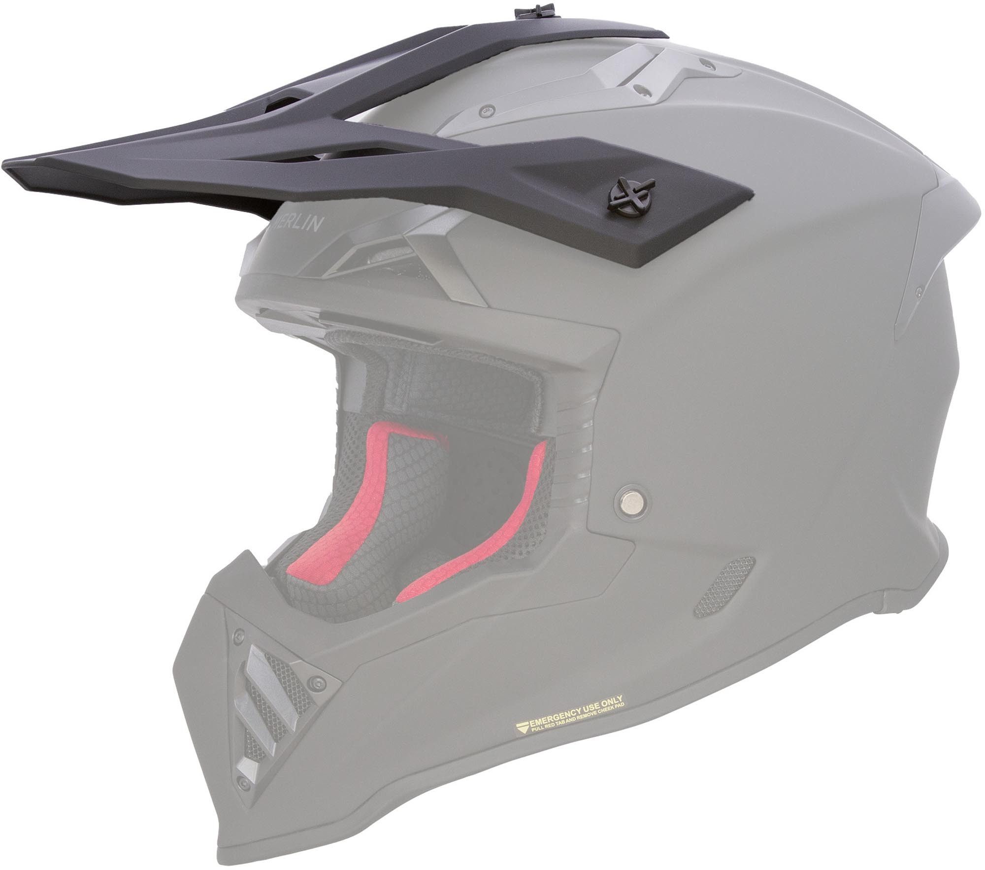 Merlin Motorradhelm Recon Gravel Matt Helmschirm