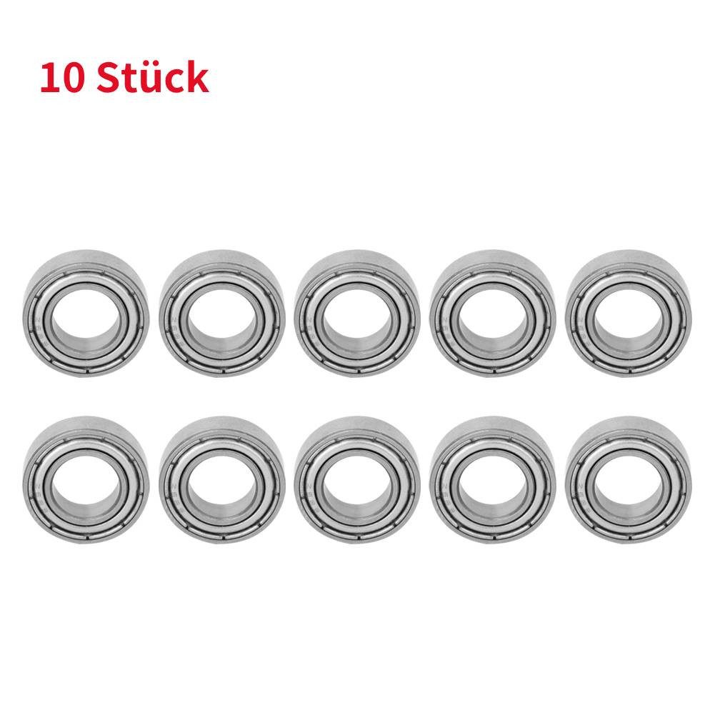 GARRYFIZH Kugellager 10 Stück Rillenkugellager mit Metallabschirmung (689-ZZ 9x17x5mm) (10-St), Korrosionsbeständig, rostfrei, langlebig